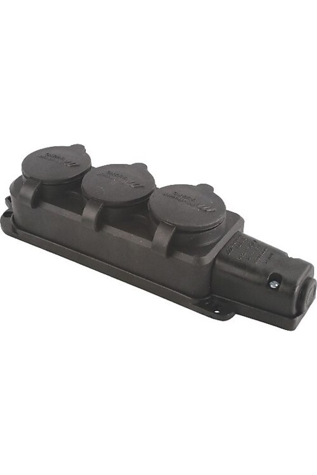 Mutlusan Mut-29/3 1x16a Üçlü Kauçuk Grup Priz ( Monofaze ) 220v