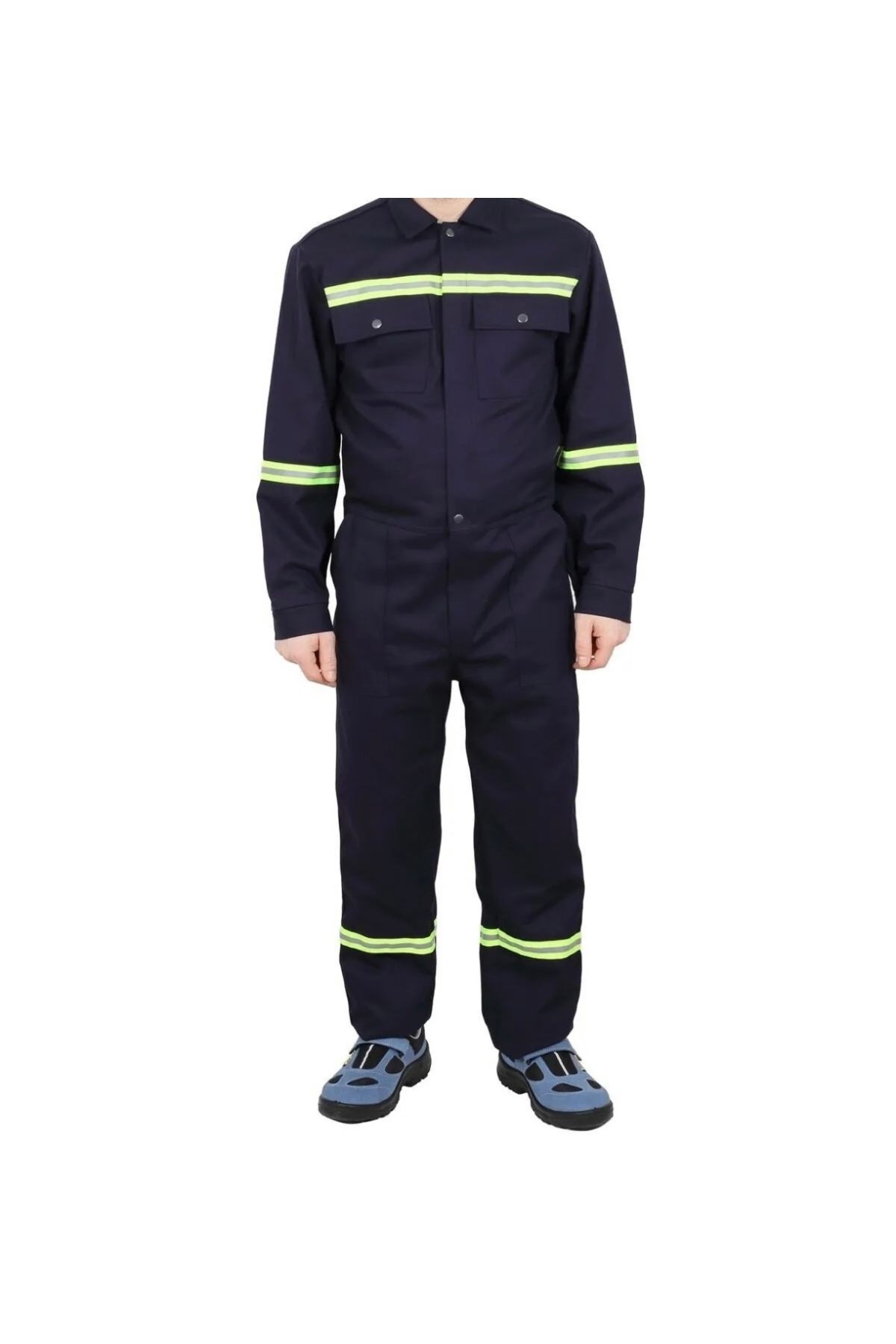 KORU İŞ SAFETY Alev Almaz yanmaz Tulum Lacivert