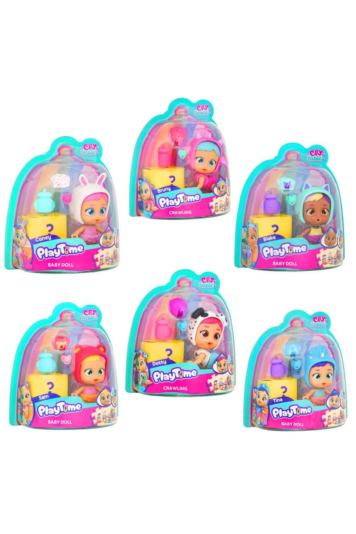 Art Tone CRY BABİES PLAY TİME BABY DOLL MİNİ AĞLAYAN BEBEKLER 1 ADET