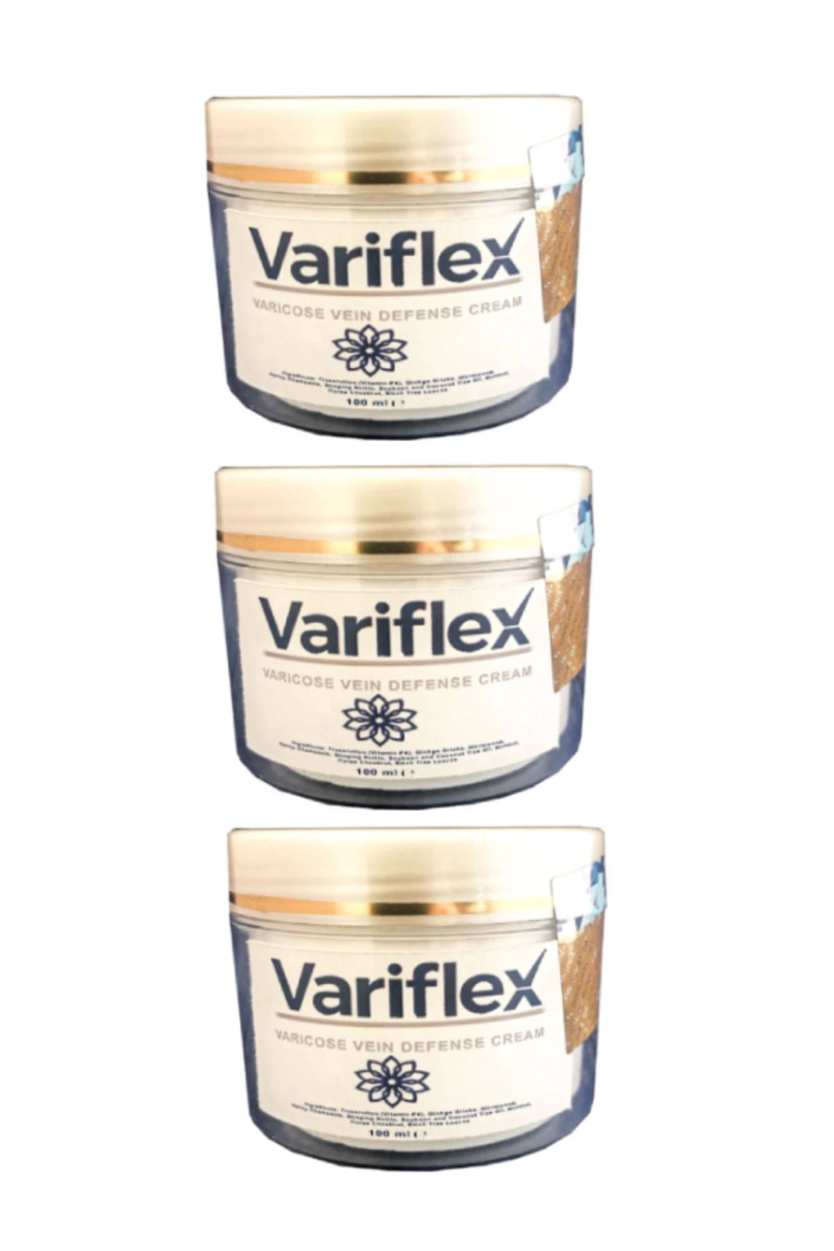 Modafiks Varix Variflex Leg Bacak ve Vars Bakımı Kremi 100 ml X 3 adet