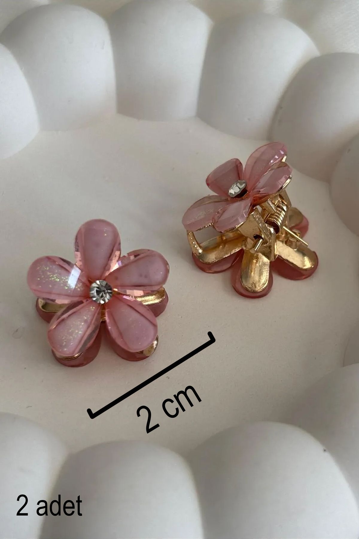 fk studio design KOPYA - Lotus Küçük Mandal Toka Set 2'li
