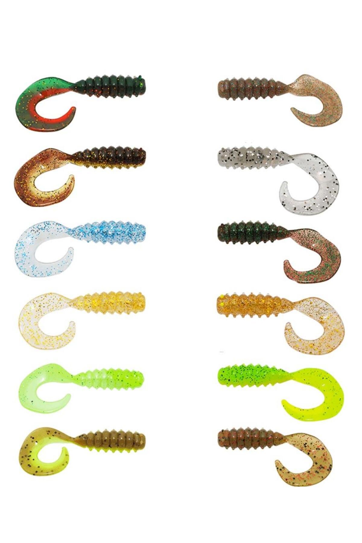 Hanfish Gurt 70mm 8 Adet Silikon Yem UV Pepper