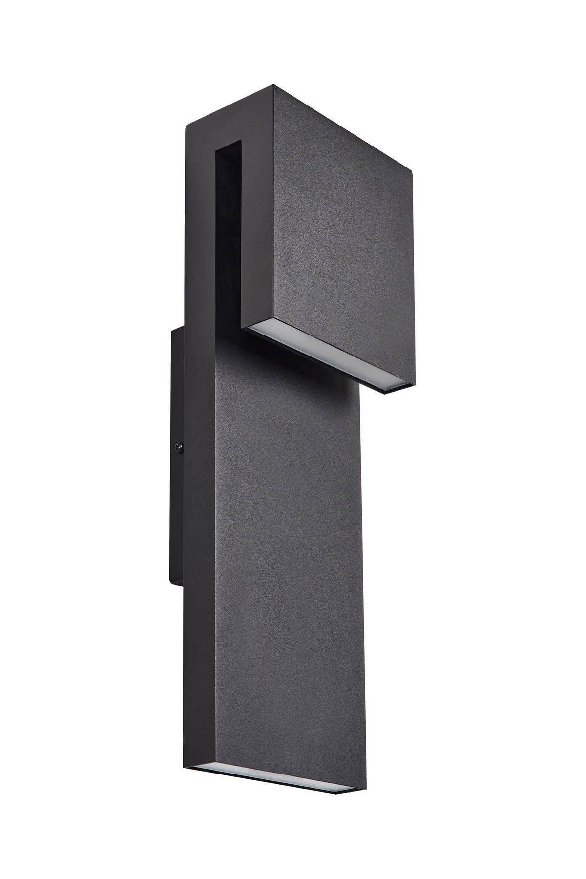 BELIANI Siyah Minimal LED Dış Mekan Duvar Lambası, IP44 Korumalı ve Modern Tasarım