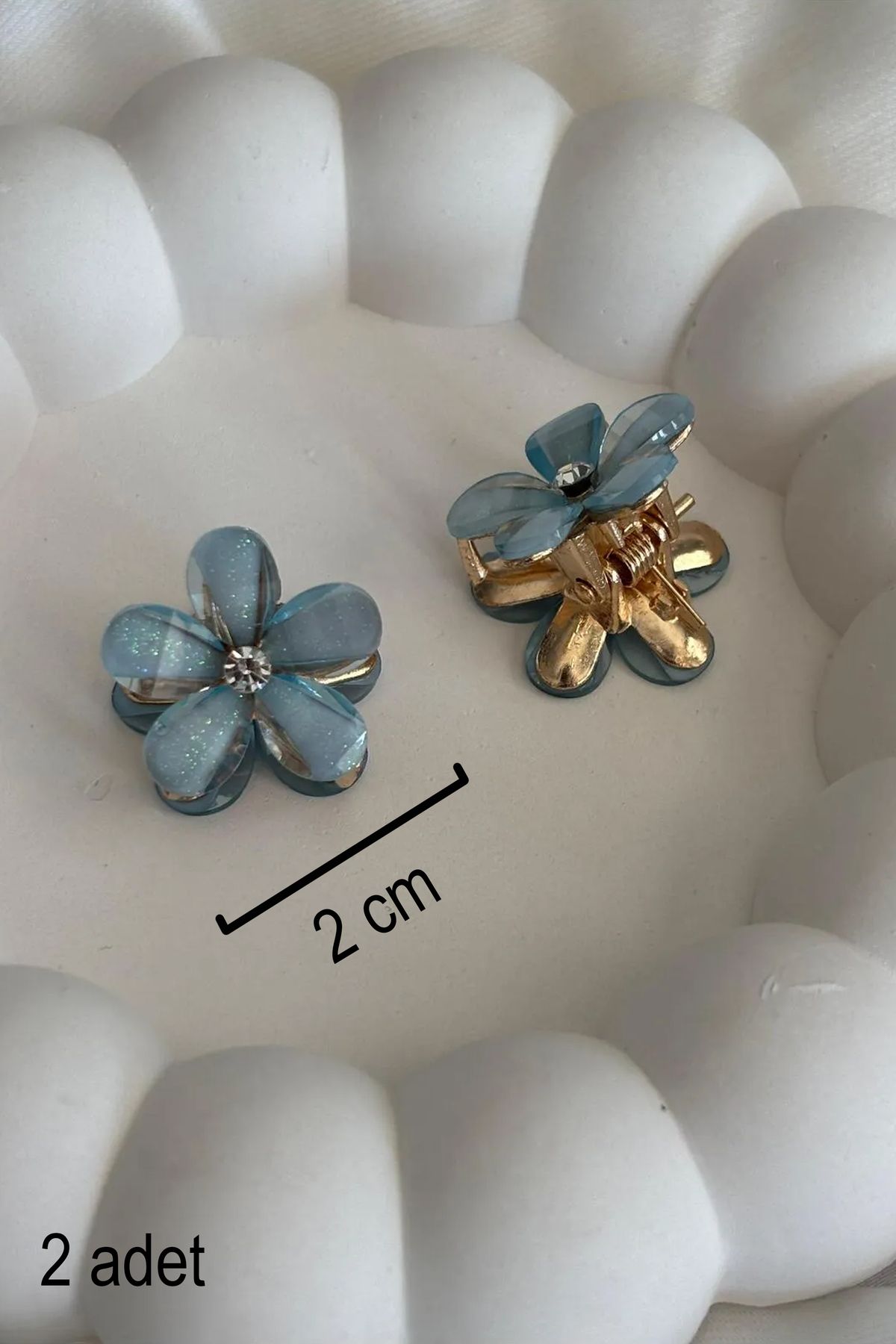 fk studio design KOPYA - Lotus Küçük Mandal Toka Set 2'li