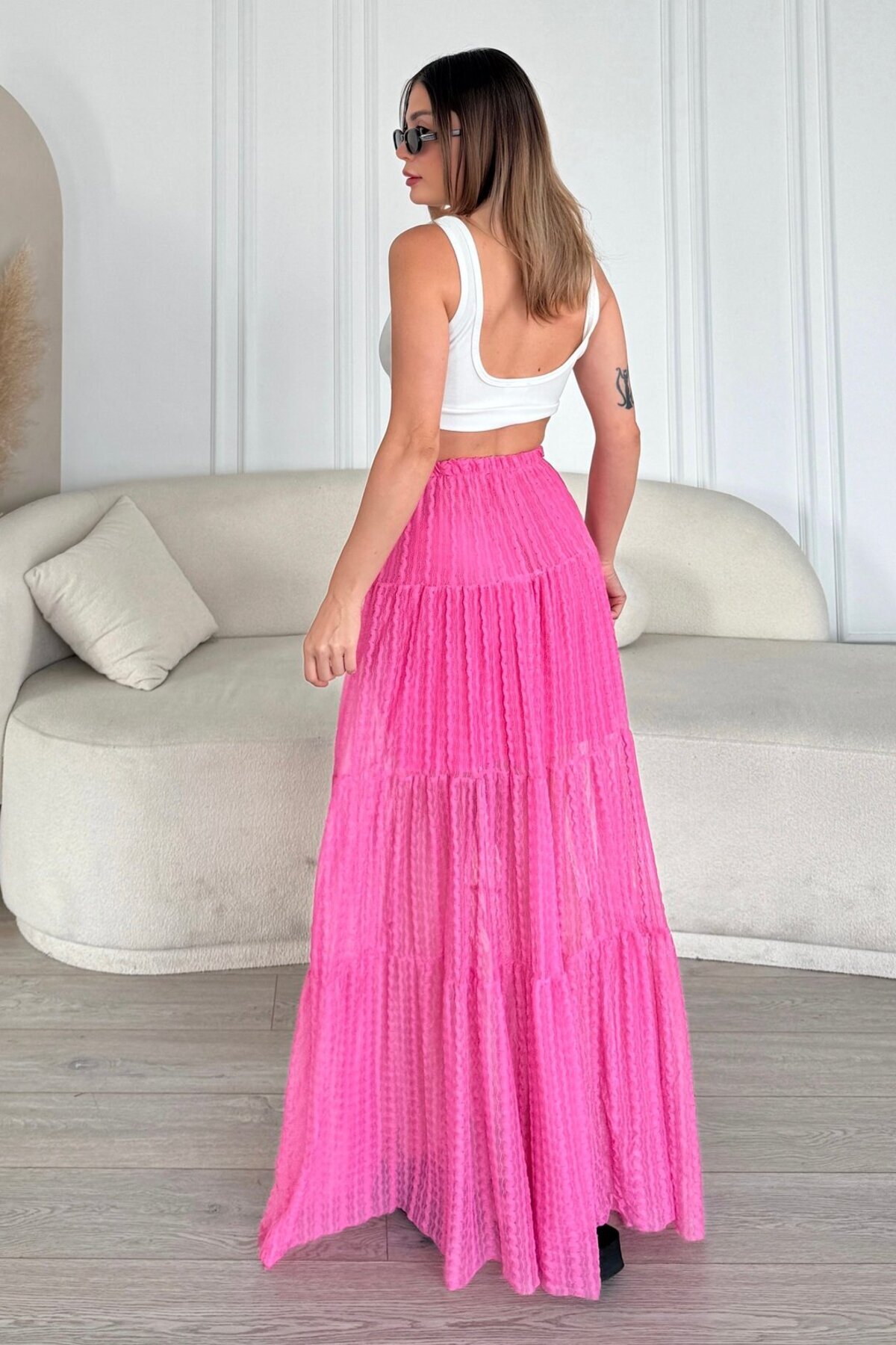 bb butik basic-Maxi Size Lace Skirt (Lined) Ht1033 2