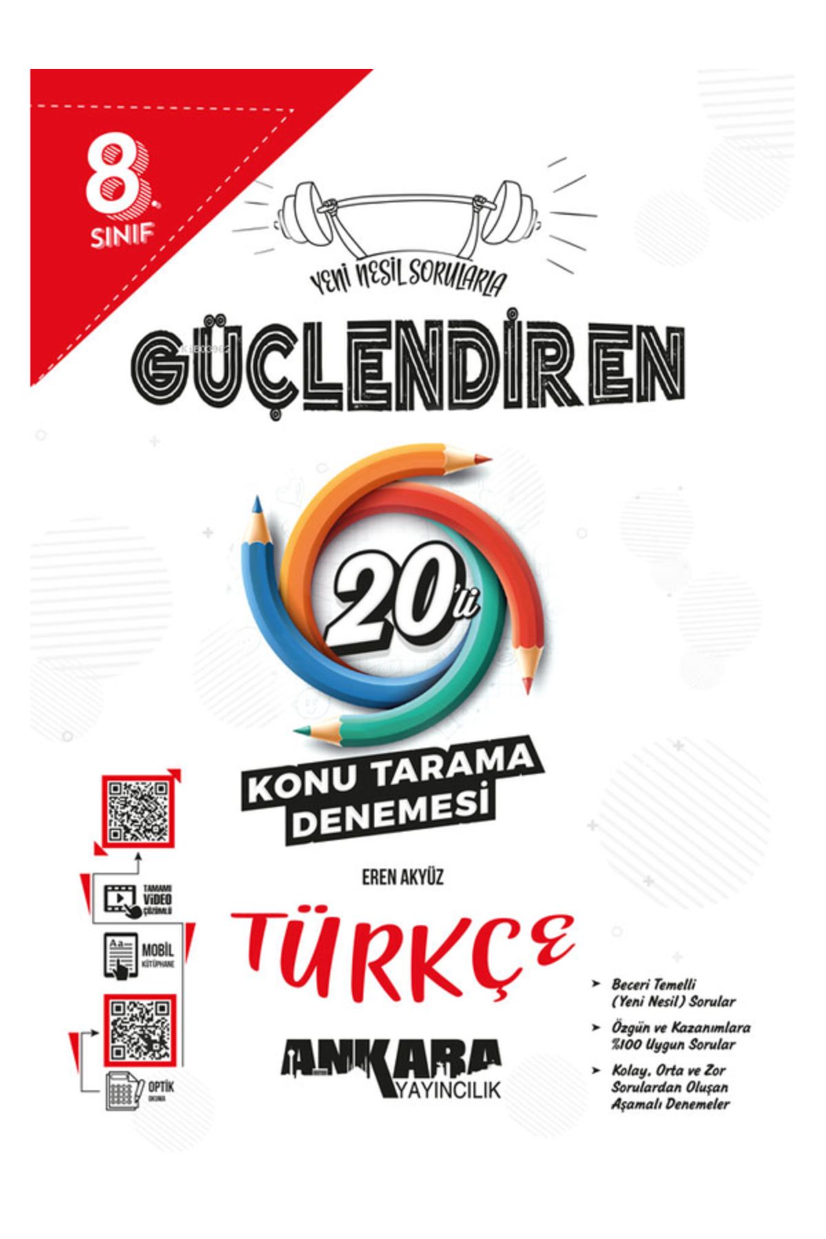 kitabın başkenti ankara yayıncılık 8.⁠ ⁠Sınıf Güçlendiren Türkçe 20'li Konu Tarama Denemesi