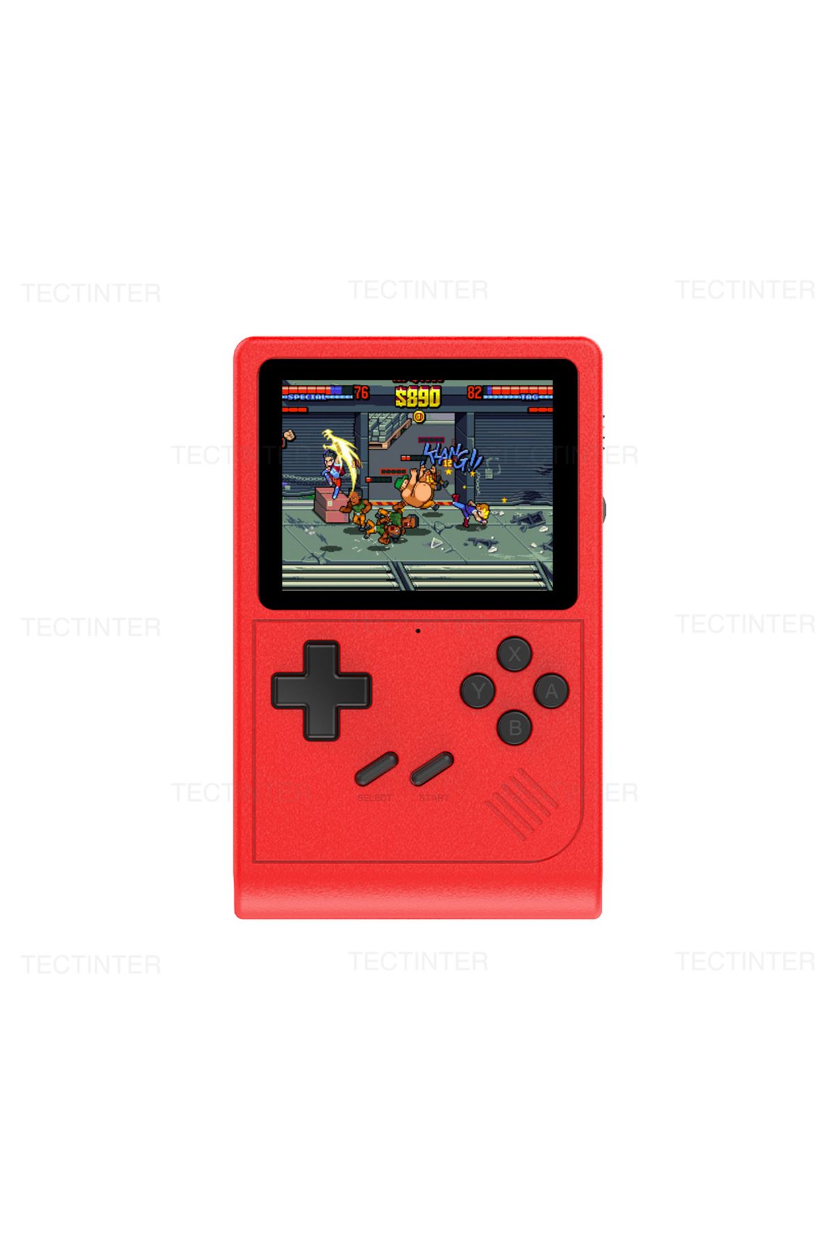 Choice-Red GB300 Portable Handheld Game Player 3.0 inch Screen TV Video Game Console AV Output Retro Game C 1