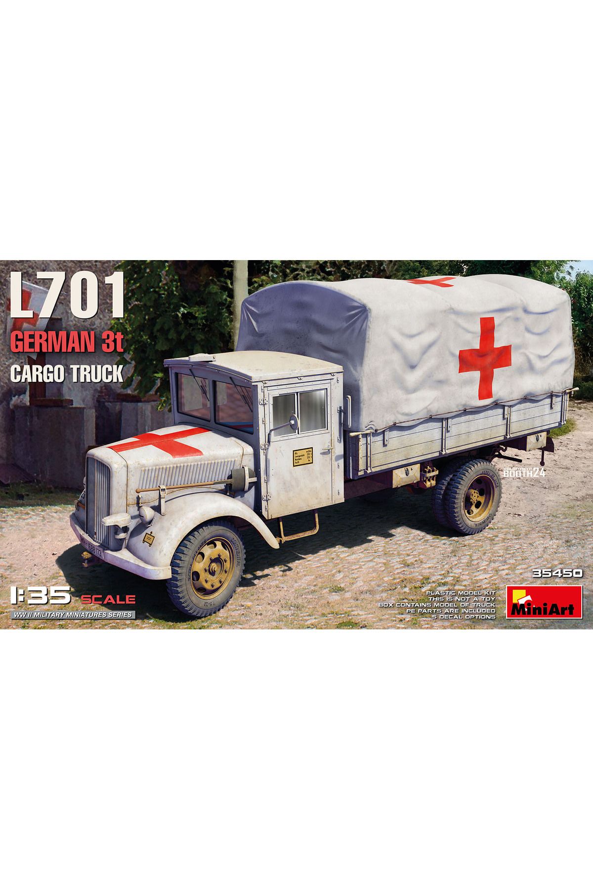 MiniArt 1:35 L701 Alman 3t. Kasalı Kamyon