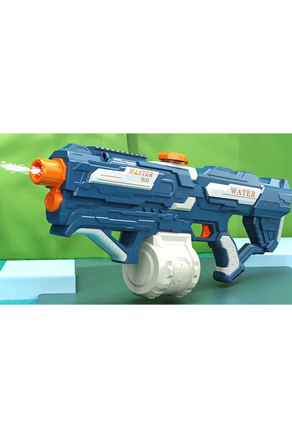 Flippy-Suflator electric de apă pentru copii, 14, 1200 mAh, rezervor de 600 ml, mod Burst, albastru/alb, 1000 ml 6
