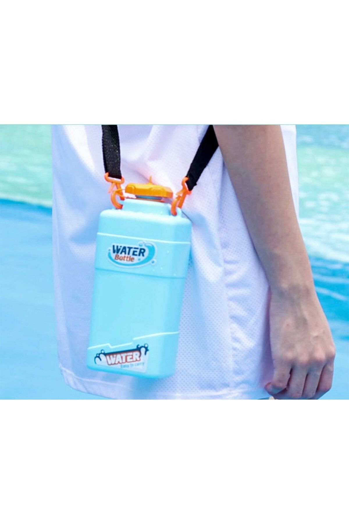 Flippy-Suflator electric de apă pentru copii, 14, 1200 mAh, rezervor de 600 ml, mod Burst, albastru/alb, 1000 ml 5