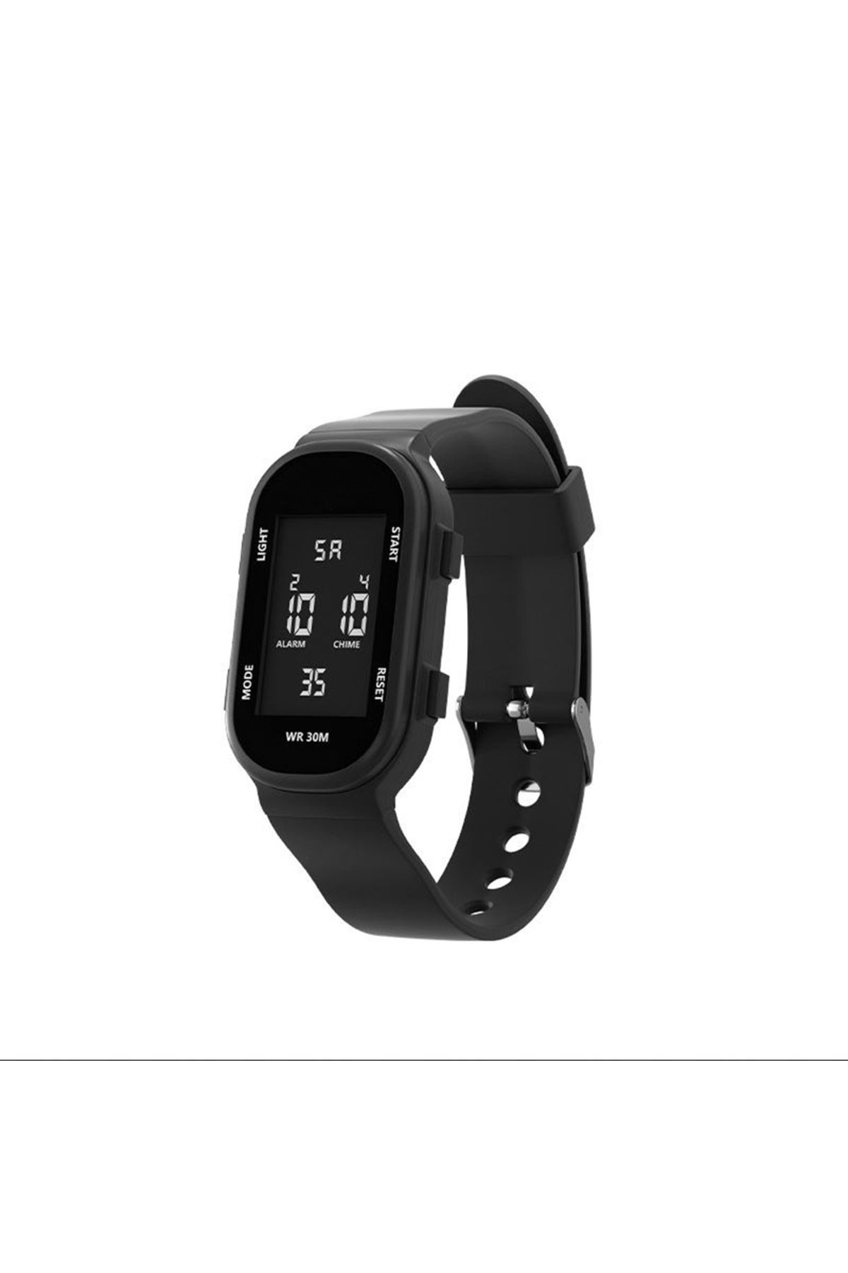 SPECTRUM PREMİUM Spectrum Premium Silikon Kordon Su geçirmez Dikdörtgen Unisex Dijital Kol Saati