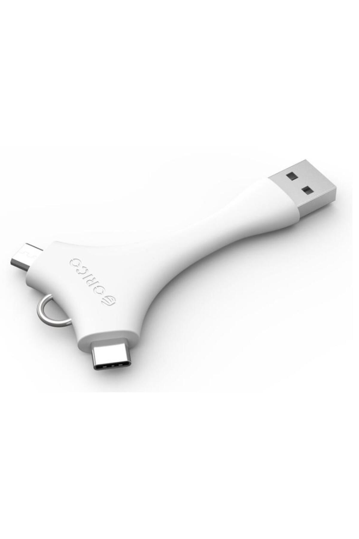 Orico-Orico C1-WH adapter, 1x USB 2.0 - 1x USB-C/microUSB 2.0 3