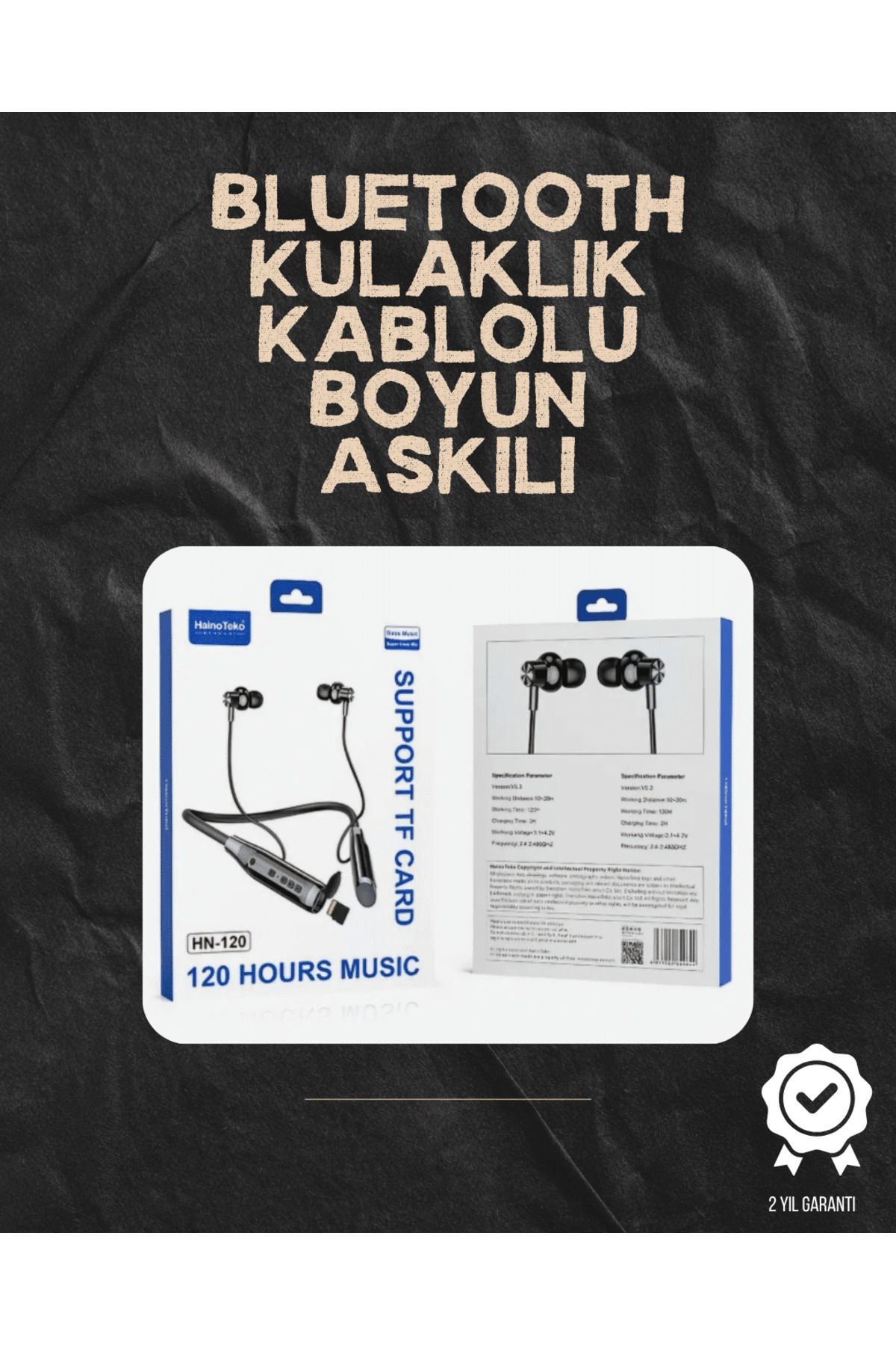 FTA TİCARET 120 Saat Şarj Süresi Sunan Spor Tipi Kablosuz Bluetooth Kulaklık