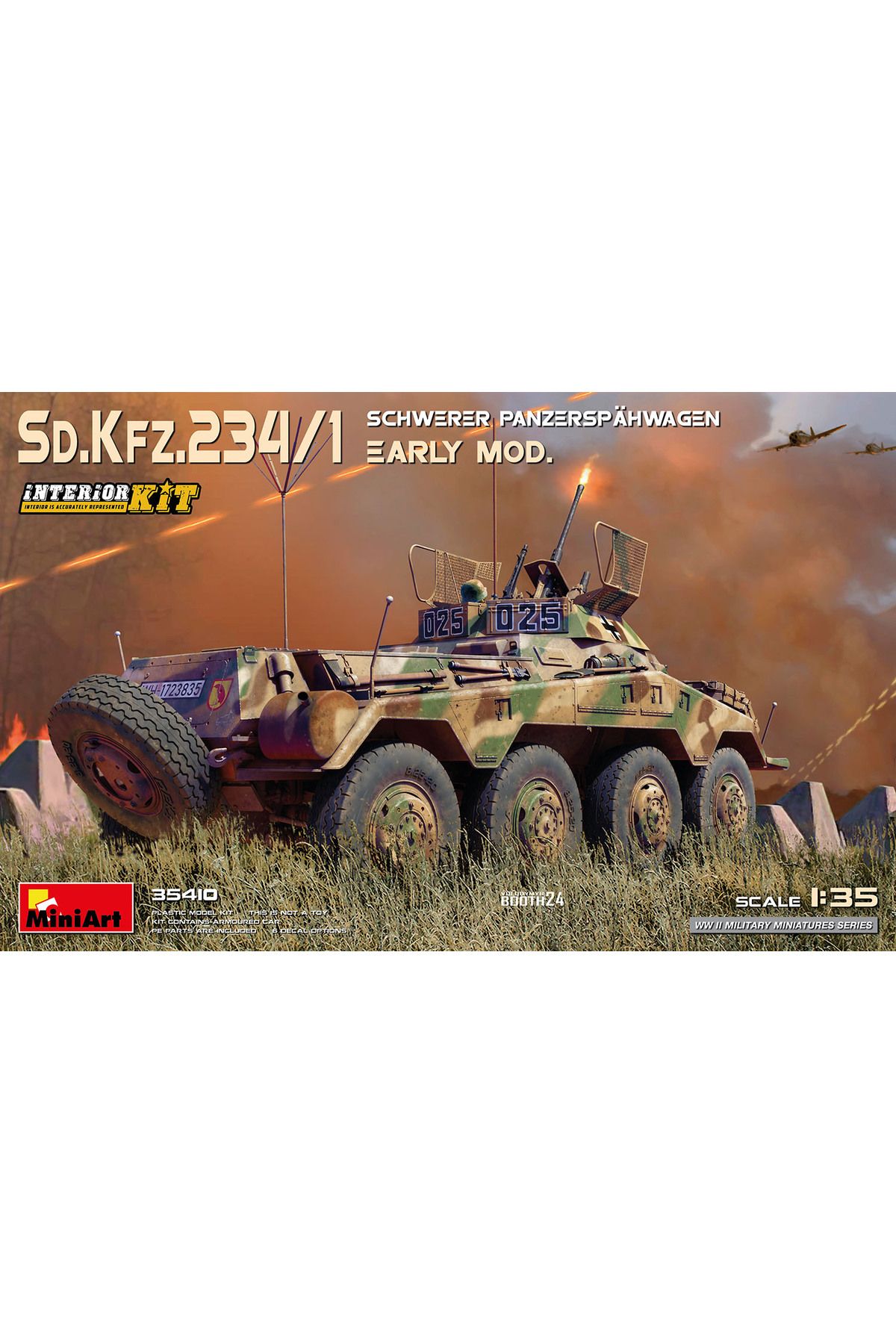 MiniArt 1:35 Sd.Kfz. 234/1 Schwerer Panzerspahwage