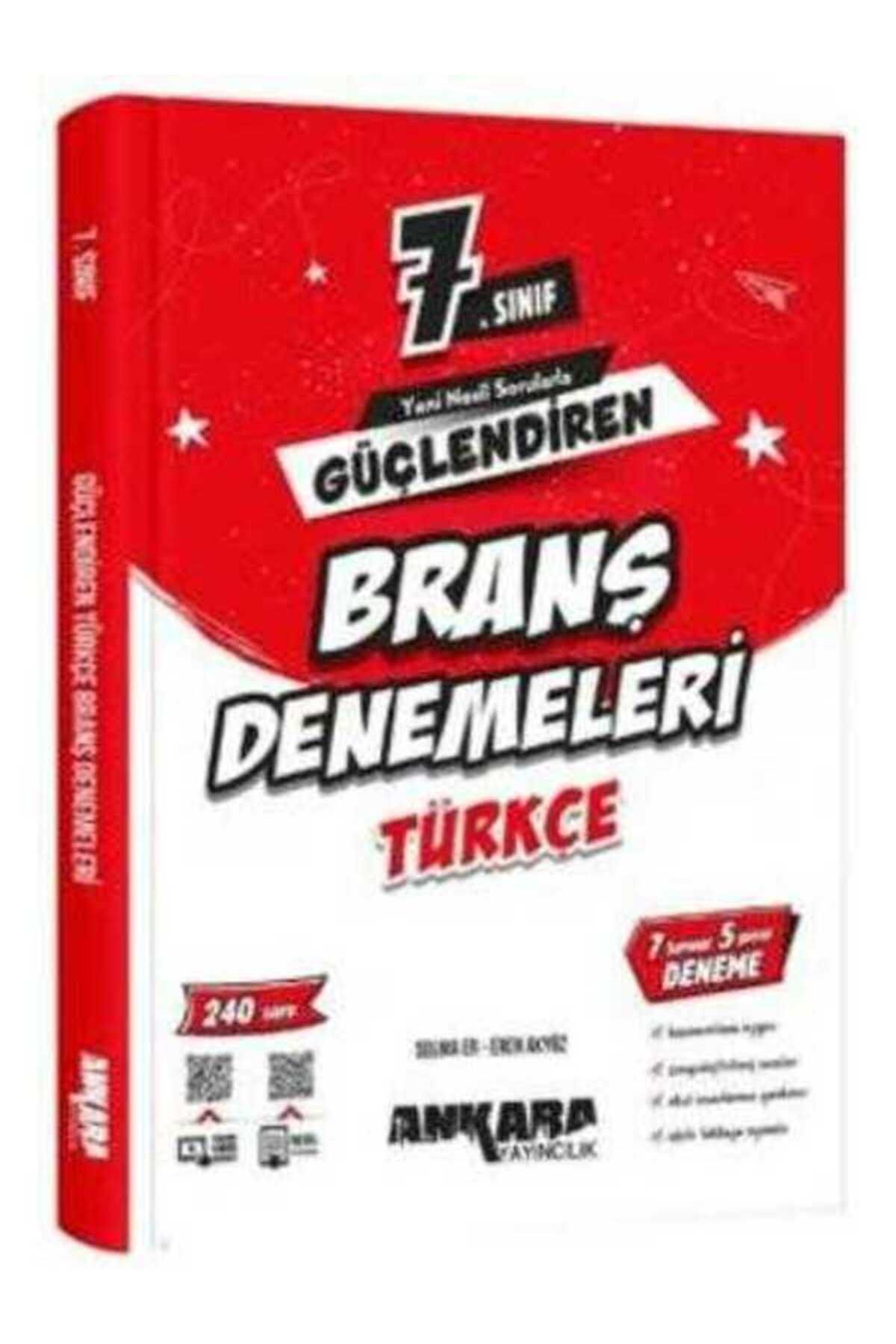 kitabın başkenti ankara yayıncılık Ankara Yayıncılık 7. Sınıf Türkçe Güçlendiren Branş Denemeleri