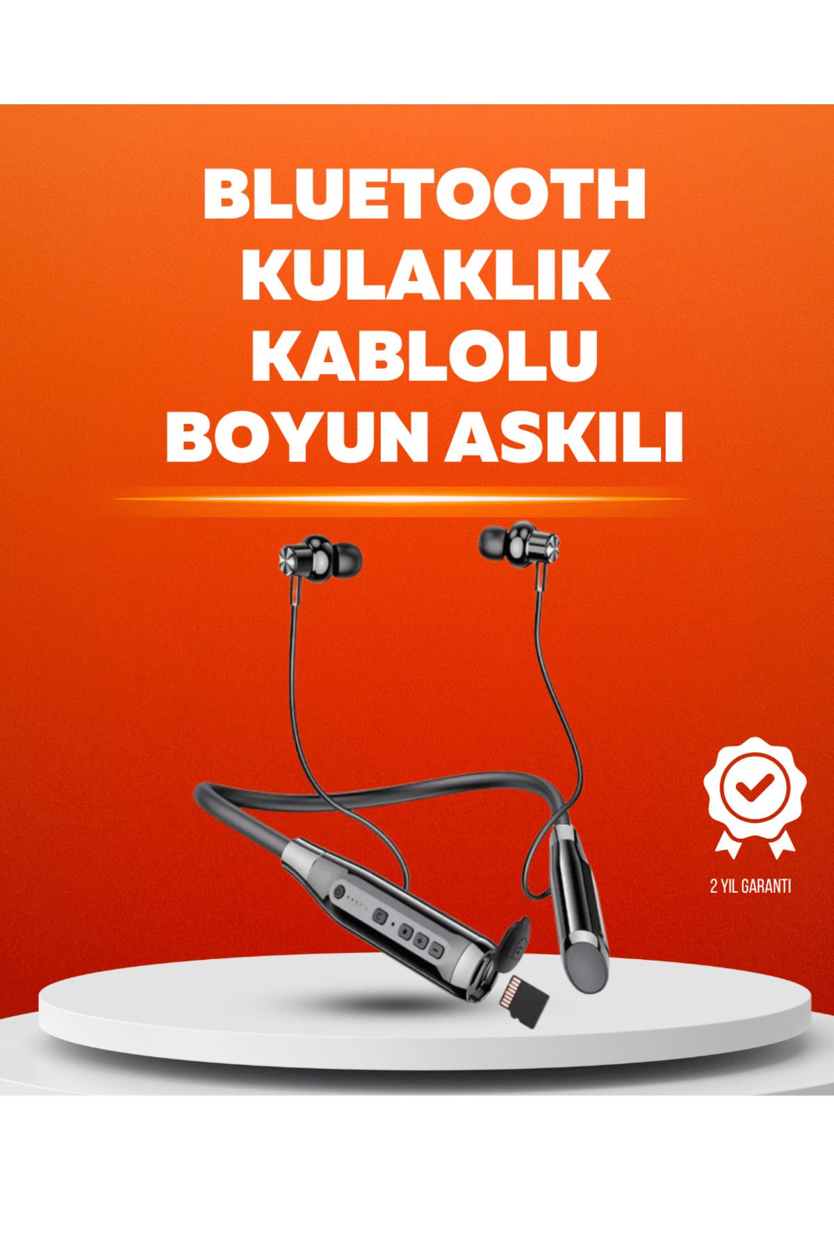 FTA TİCARET Manyetik Başlıklı Bluetooth Kulaklık – 120 Saat Şarjlı, Konforlu Tasarım