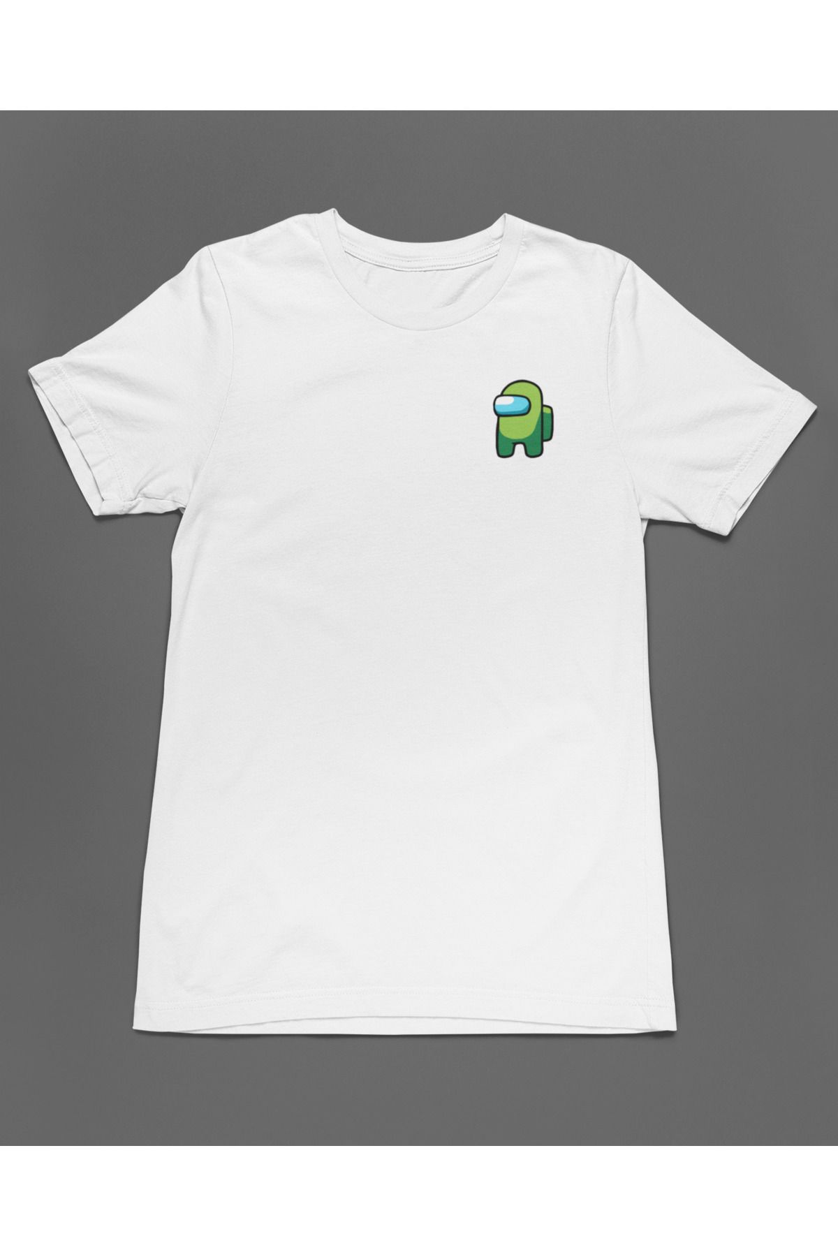 Bumeta Mini Imposter Yeşil Mürettebat AMONG US Unisex Tişört T-Shirt