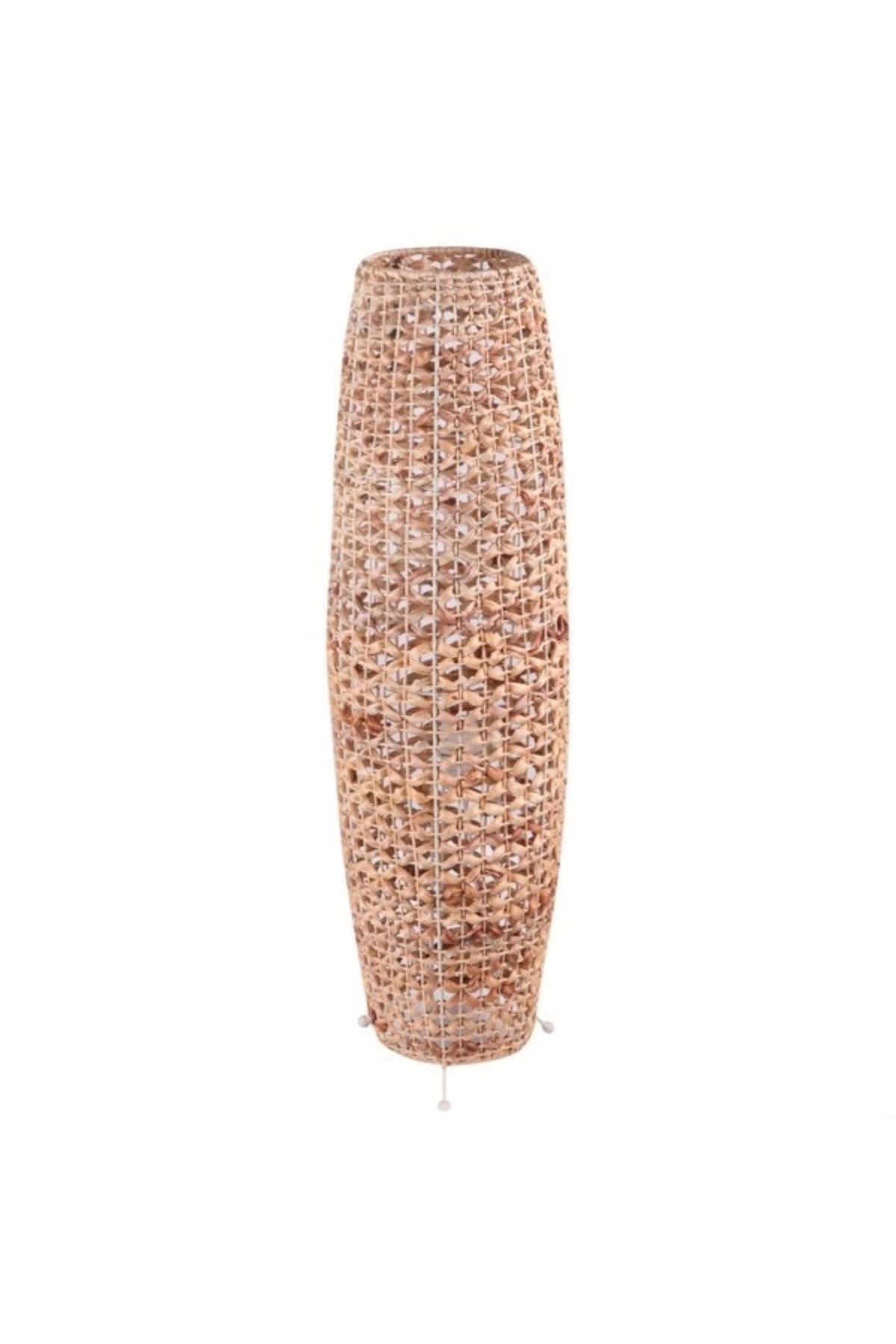 Evistro Ayaklı Naturel Hasır Lambader 87cm