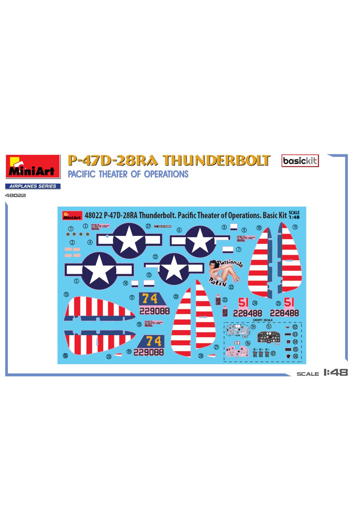 MiniArt-1:48 P-47D-28Re Thunderbolt Pacific Operations Scene. Basic Kit. 3