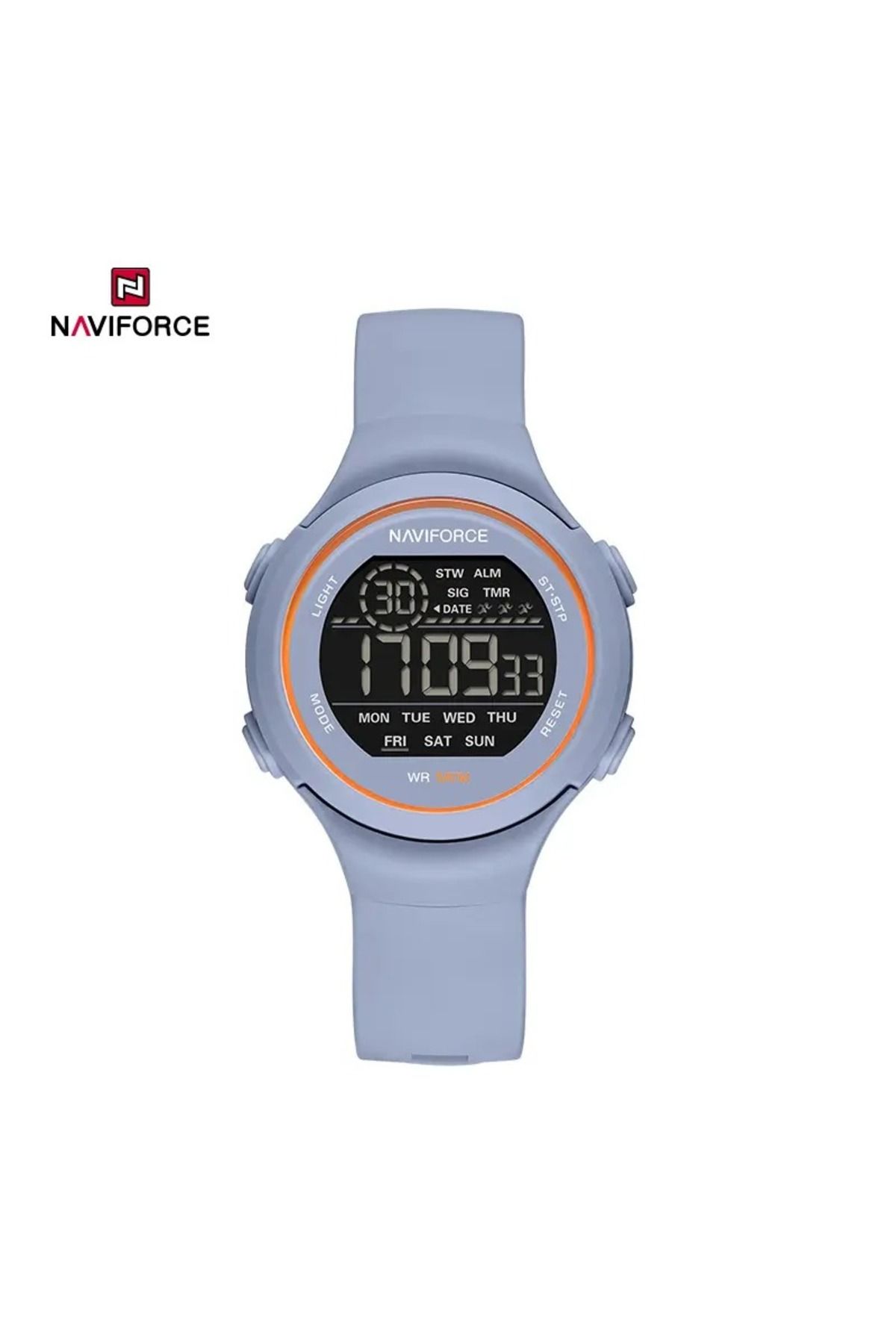 Naviforce Analog Nf7119 LCD Dijital Silikon Kayış UnisexKol Saati