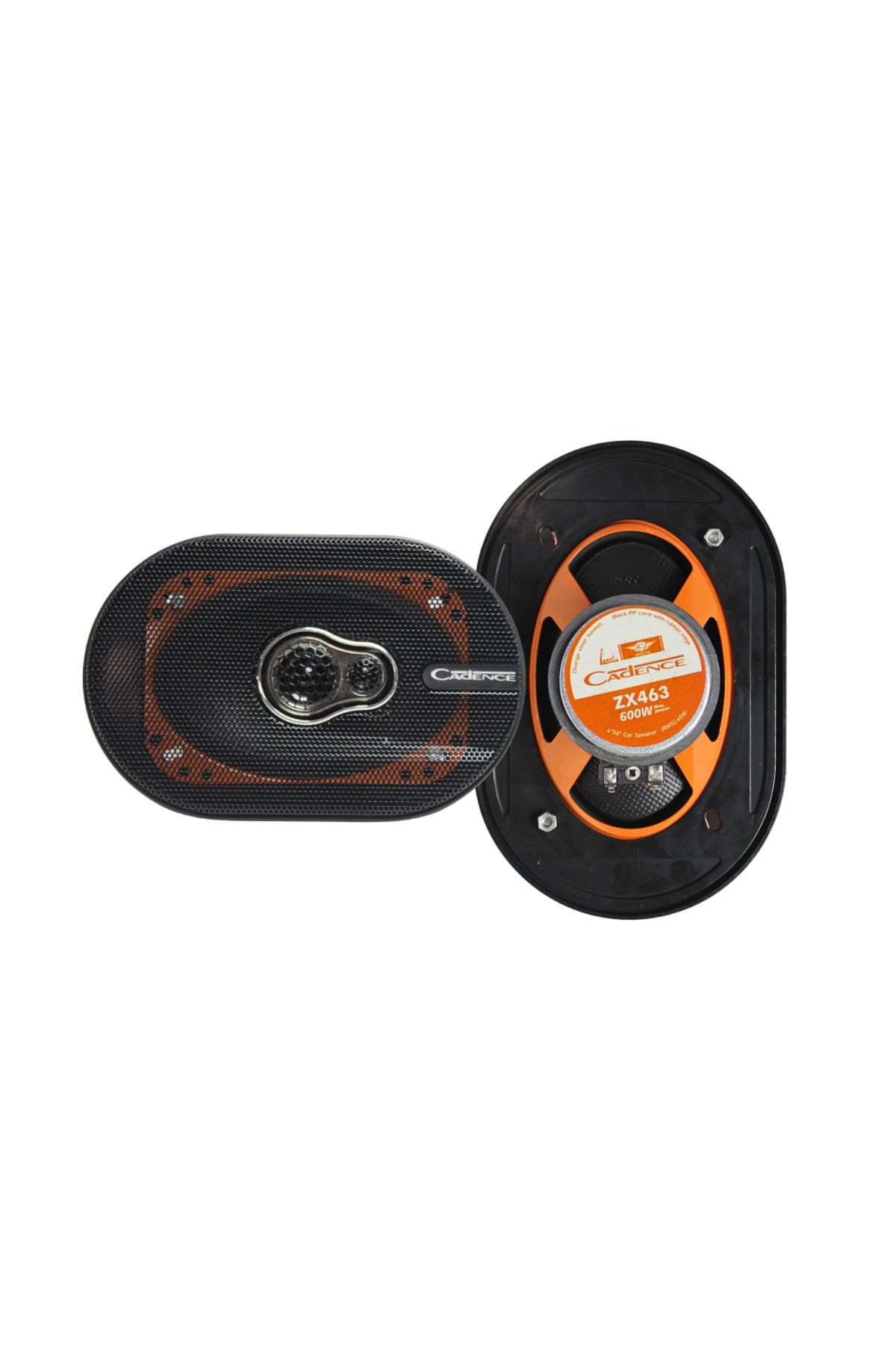 Cadence ZX-463 4x6 600W Maksimum Güç 100 Hz 4 Ohm Oval Oto Hoparlör Cadence Amadeus Serisi
