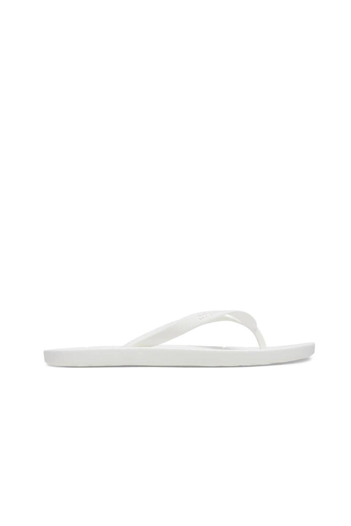 Crocs Flip Kadın Parmakarası Terlik - Beyaz