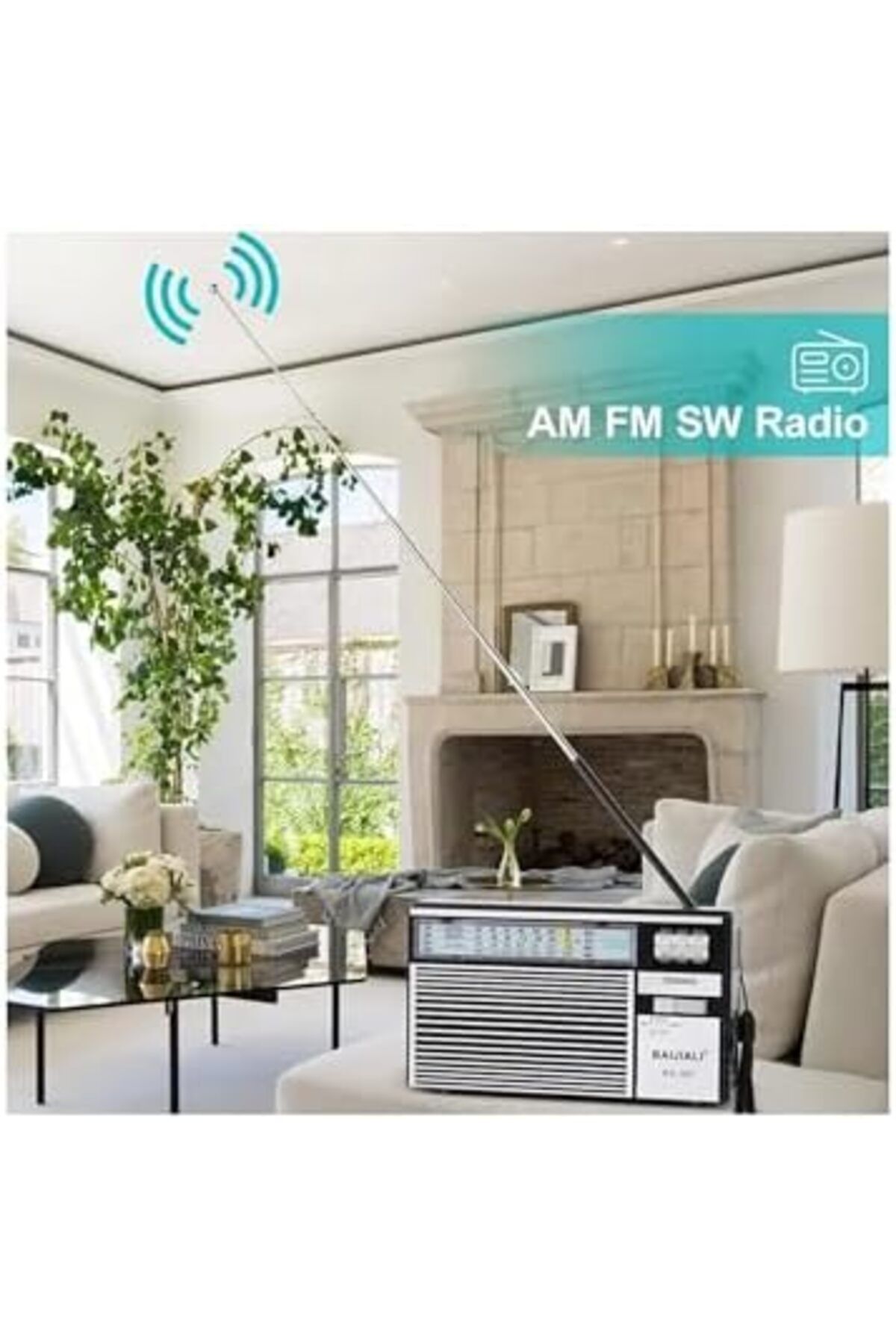 Generic-راديو AM/FM/SW محمول كلاسيكي، راديو ترانزستور مع مكبر صوت قوي بقوة 3 وات، يعمل بالبطارية أو التيار المستمر، مثالي للاستخدام في الأماكن المغلقة أو الهواء الطلق. 6