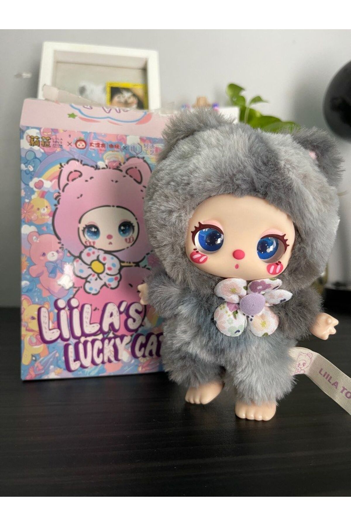 Innovate Store Liila’s Lucky Cat Peluş Kedicik Sevimli Karakter Figür Oyuncak Blind Box Süpriz Kutu