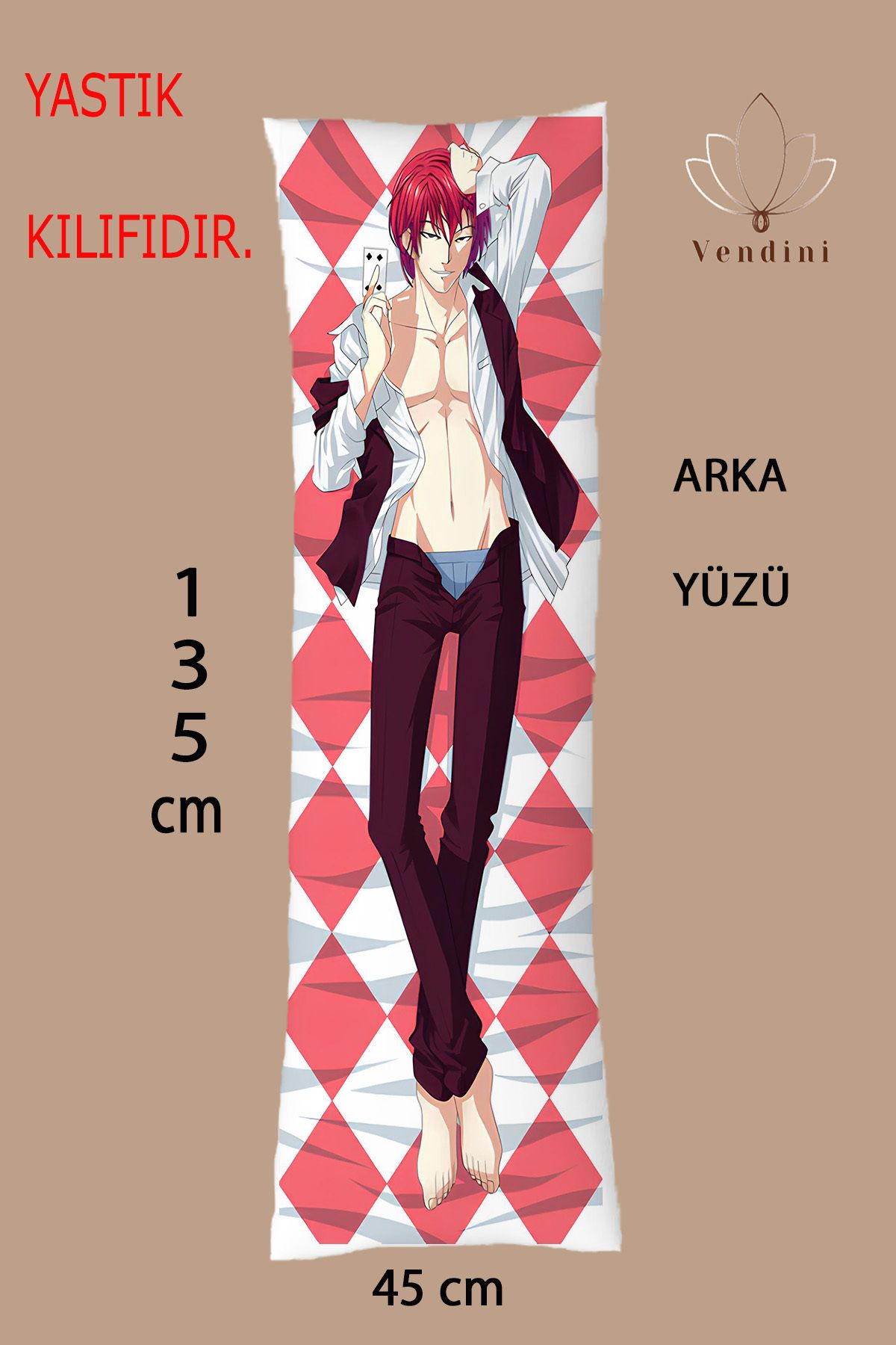 Vendini-Bidirectional Printed Hunter Hisoka Hugging Pillow Case 2