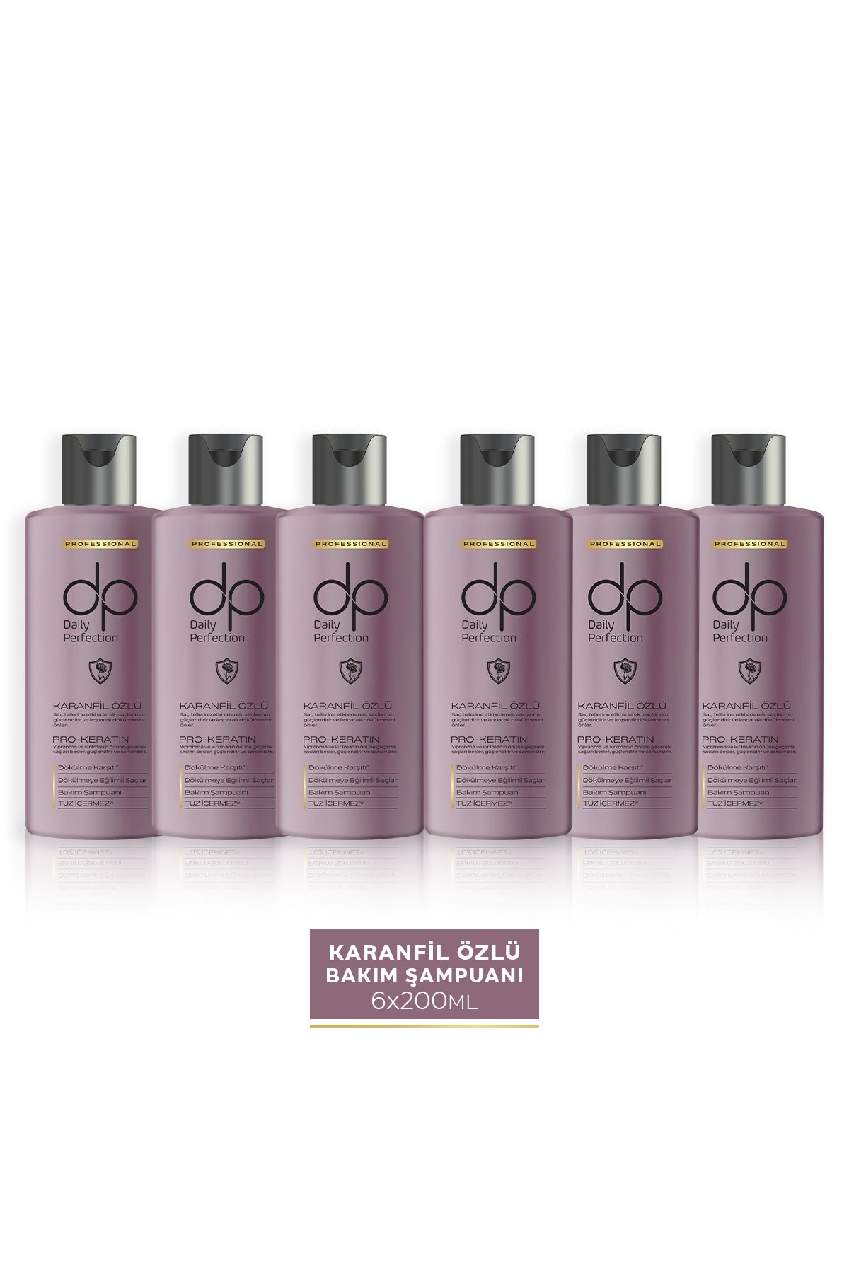 dp Daily Perfection Şampuan Karanfil Özlü 200 ml X 6 Adet