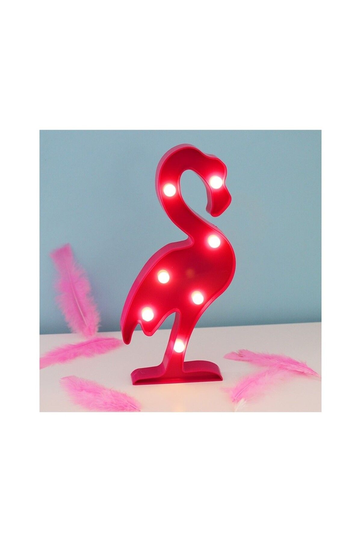 Zaffon AsonPlus Flamingo Dekoratif Led Işık-Gece Lambası-Aydınlatma