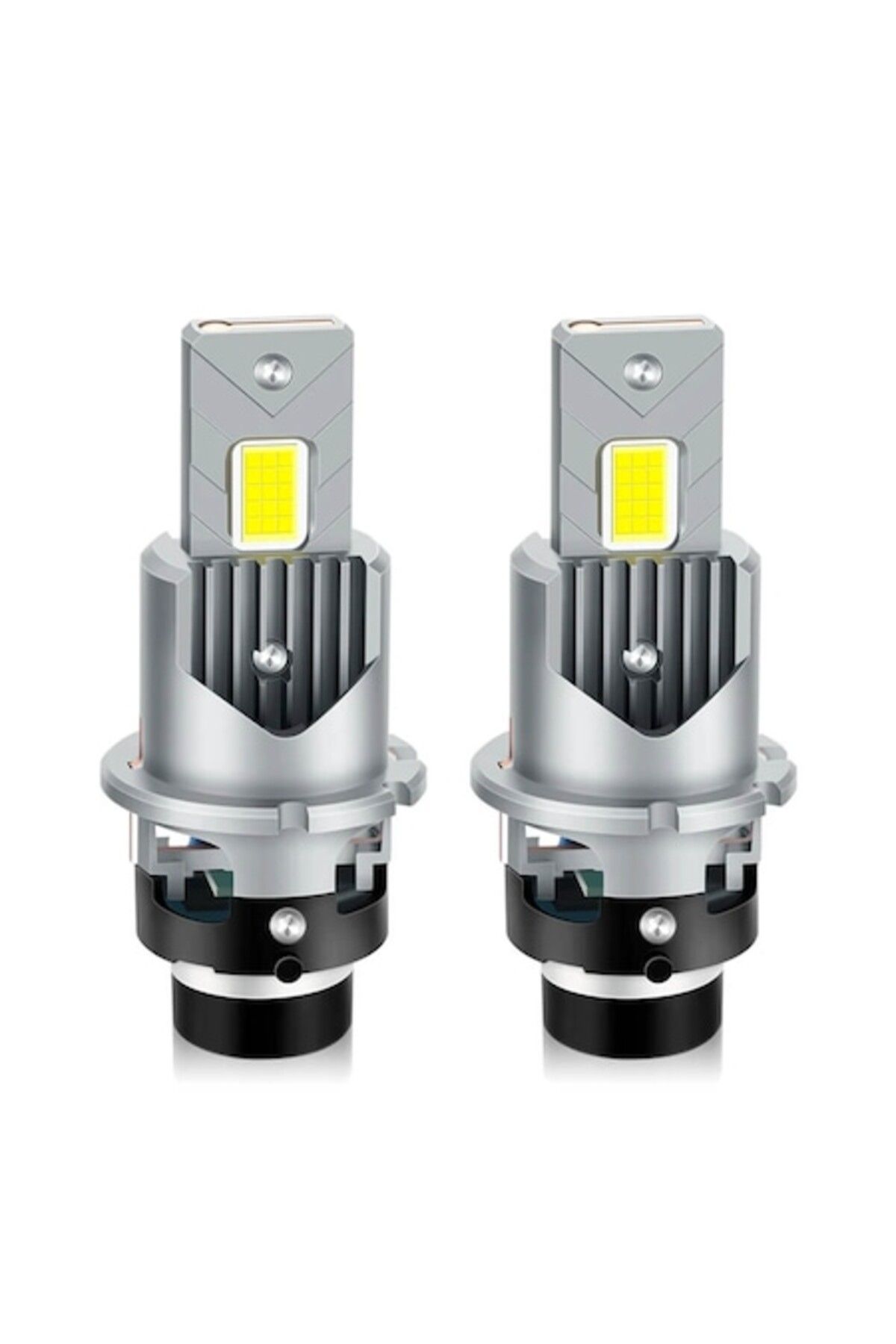 Xentech Light-Set of 2 LED Bulbs D2S/D2R for Headlights Canbus 5000LM 35W 6000K Plug&Play 12V-24V 1