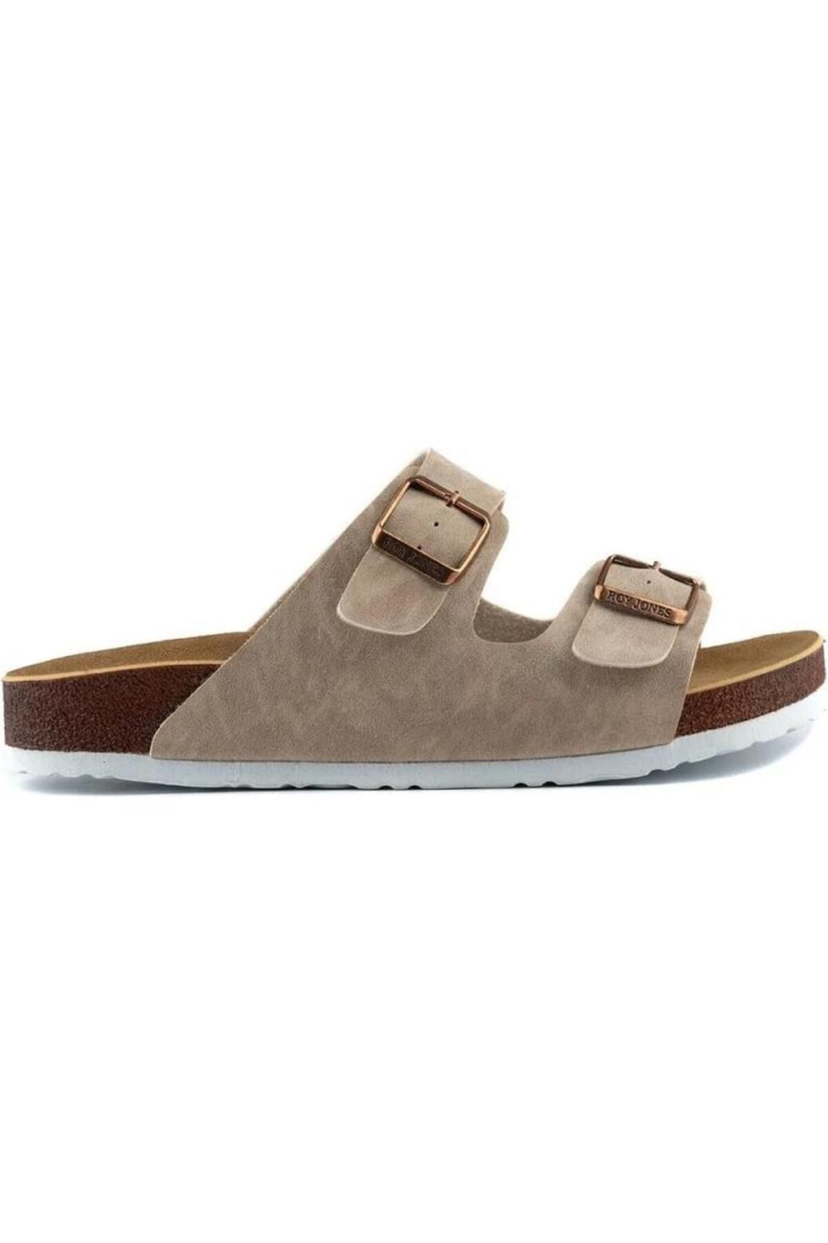 Roy Jones 7001 BEJ ERKEK COMFORT CASUAL ANATOMİK TOKALI TERLİK