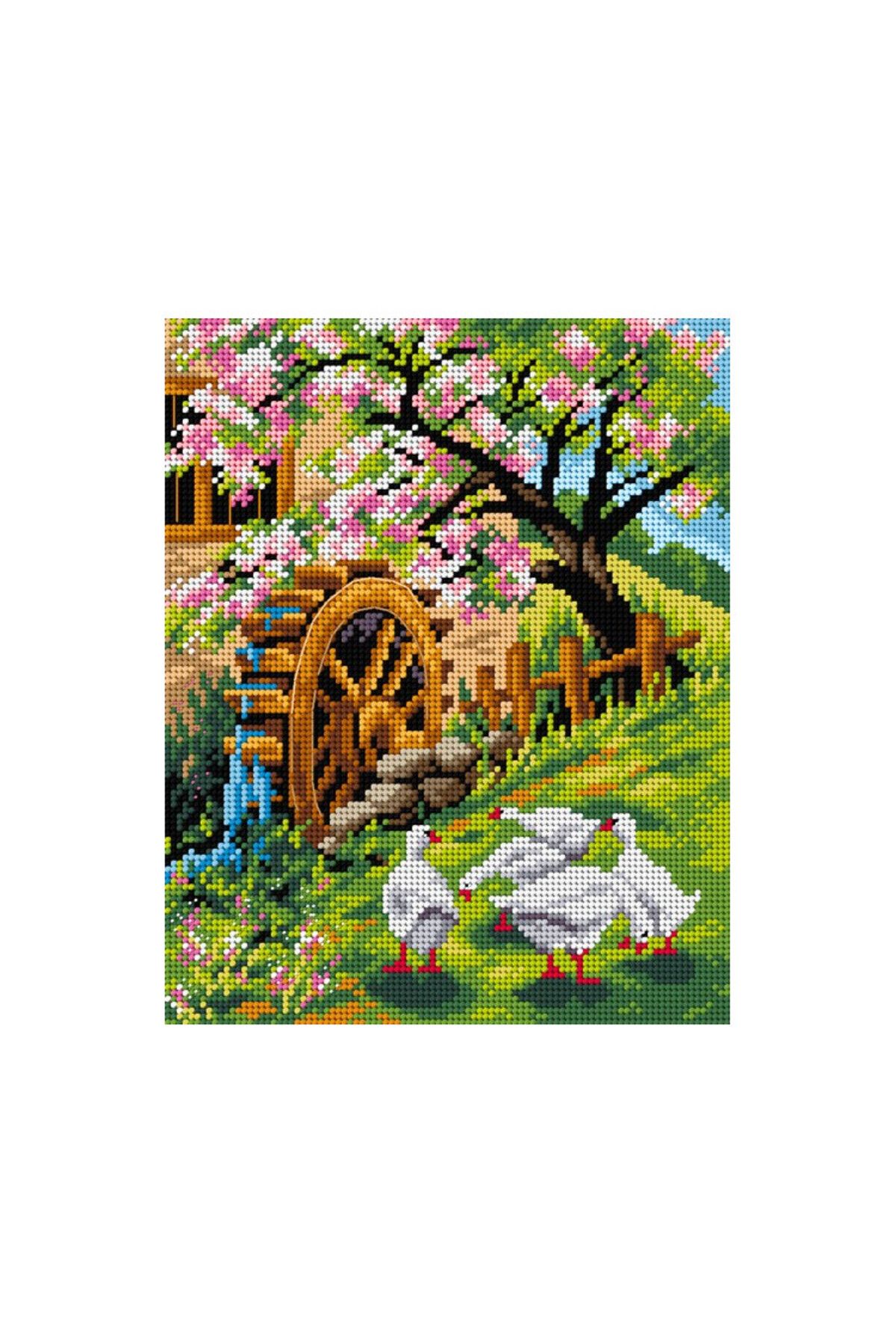Orchidea Baskılı Goblen Bahar Geliyor 2579 24*34 cm