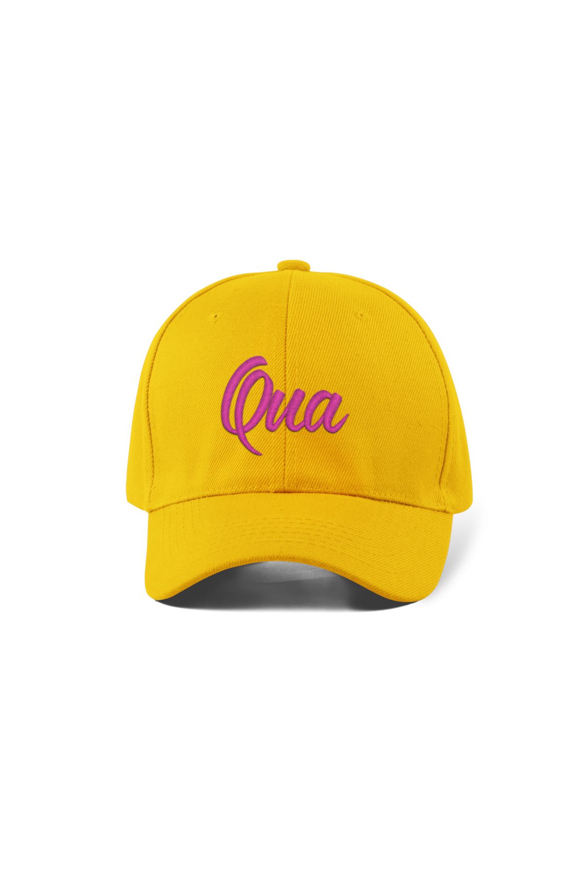 QUATEX Qua Nakışlı Sarı Spor Şapka Unisex Arkası Cırtlı Ayarlanabilir A Kalite Üründür