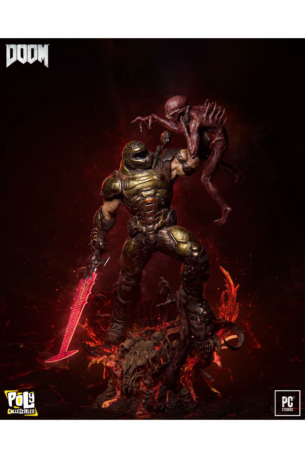 Poly Collectibles Doom Slayer – Premium Collectibles Figure | 36 cm