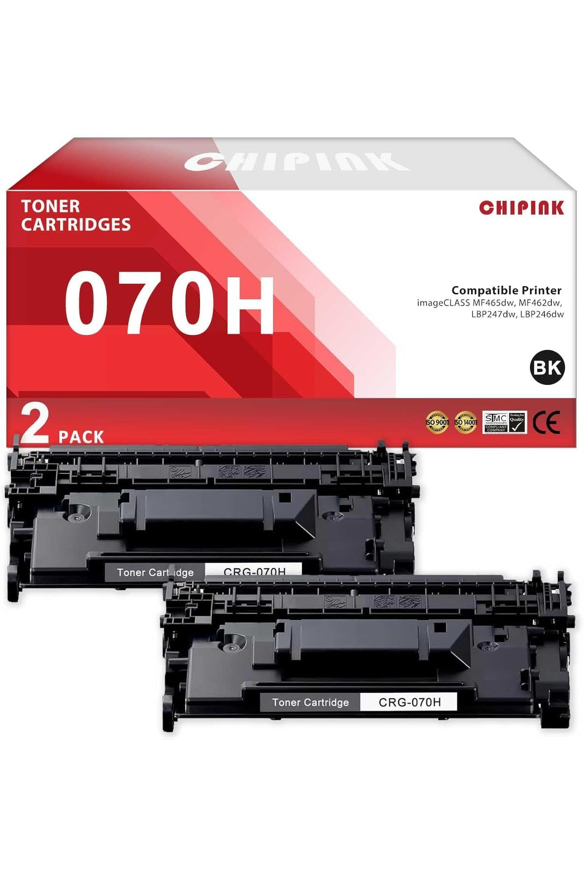 Canon ÇİPLİ YUKSEK KAPASİTE 070H Toner MF465dw MF462dw LBP247dw LBP246dw 2ADET