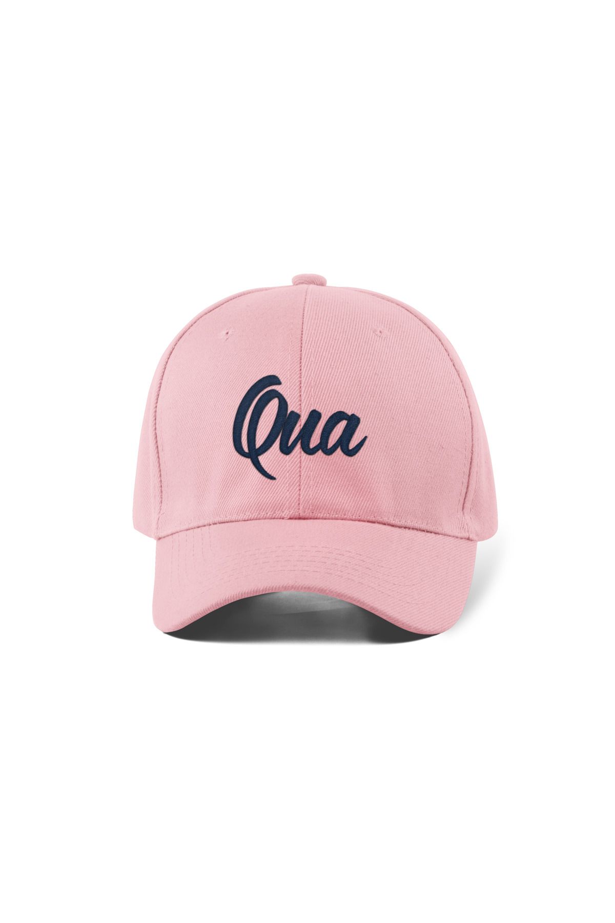 QUATEX Qua Nakışlı Pembe Spor Şapka Unisex Arkası Cırtlı Ayarlanabilir A Kalite Üründür