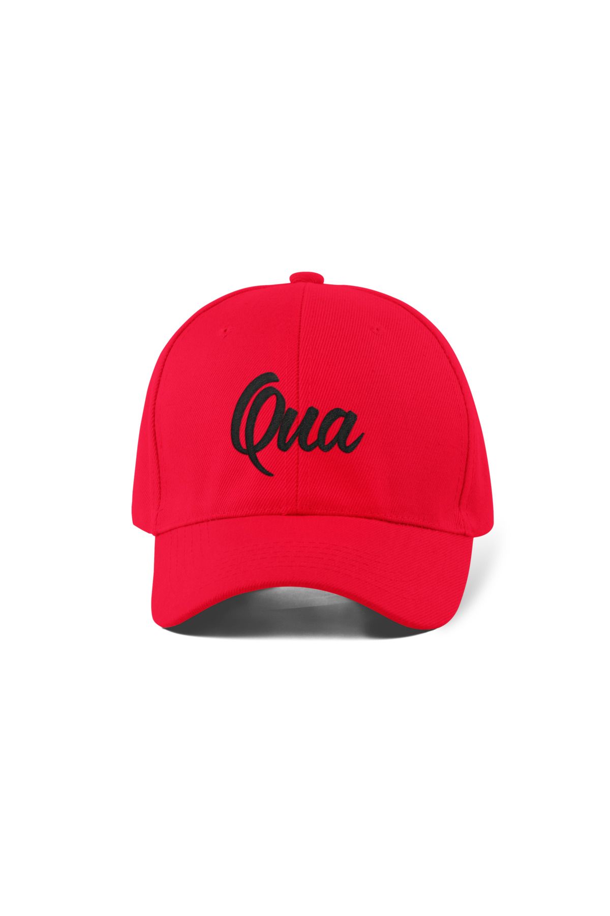 QUATEX Qua Nakışlı Kırmızı Spor Şapka Unisex Arkası Cırtlı Ayarlanabilir A Kalite Üründür