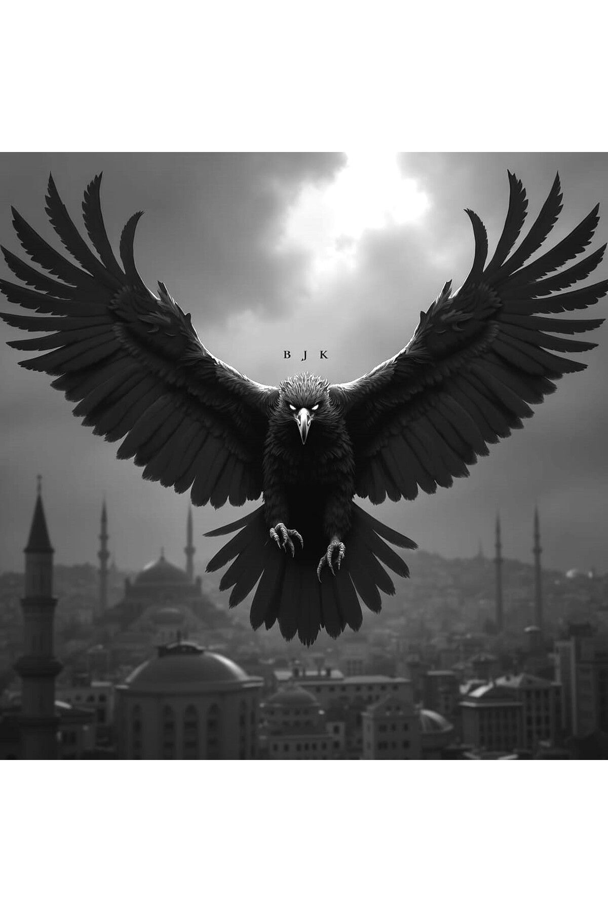 ZDM Beşiktaş Poster Afiş Kumaş 150x150 Cm Afiş
