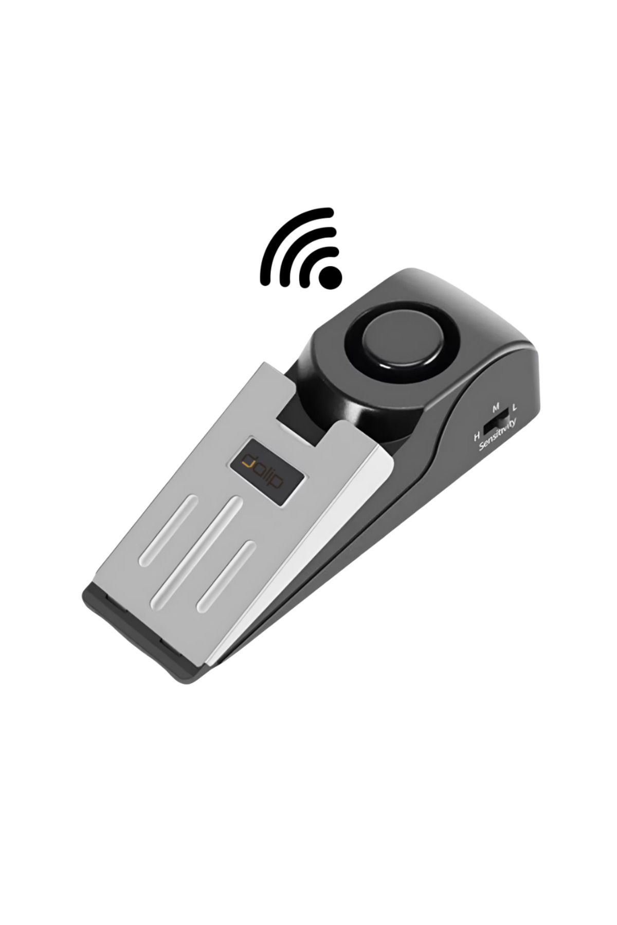 ONSG-Door Stop with Alarm System, Dalip, Anti-Burglar with 120dB Alarm, Adjustable Sensitivity, Black 1