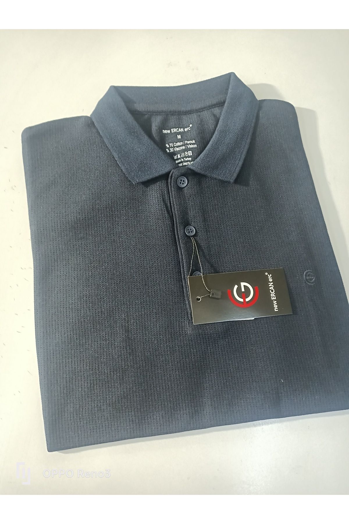 ercan triko reguler fit cepsiz WAFFLE yakalı t-shirt