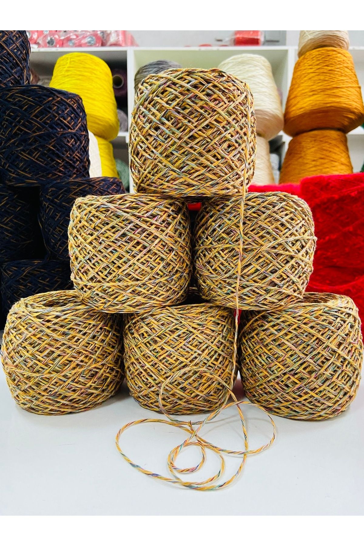 göçer Multi pamuk çok renkli geçişli görselin tamamı net 600 gr