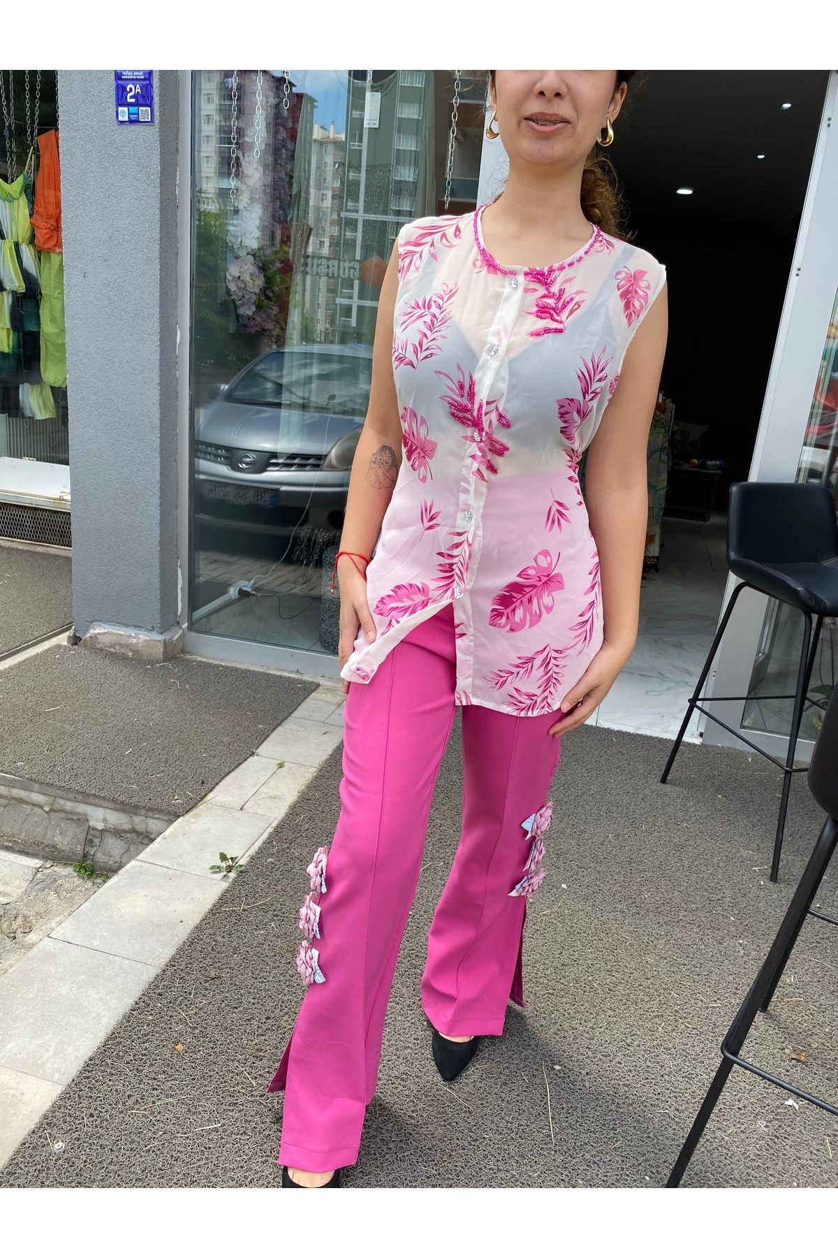 MODA Pembe pantolon
