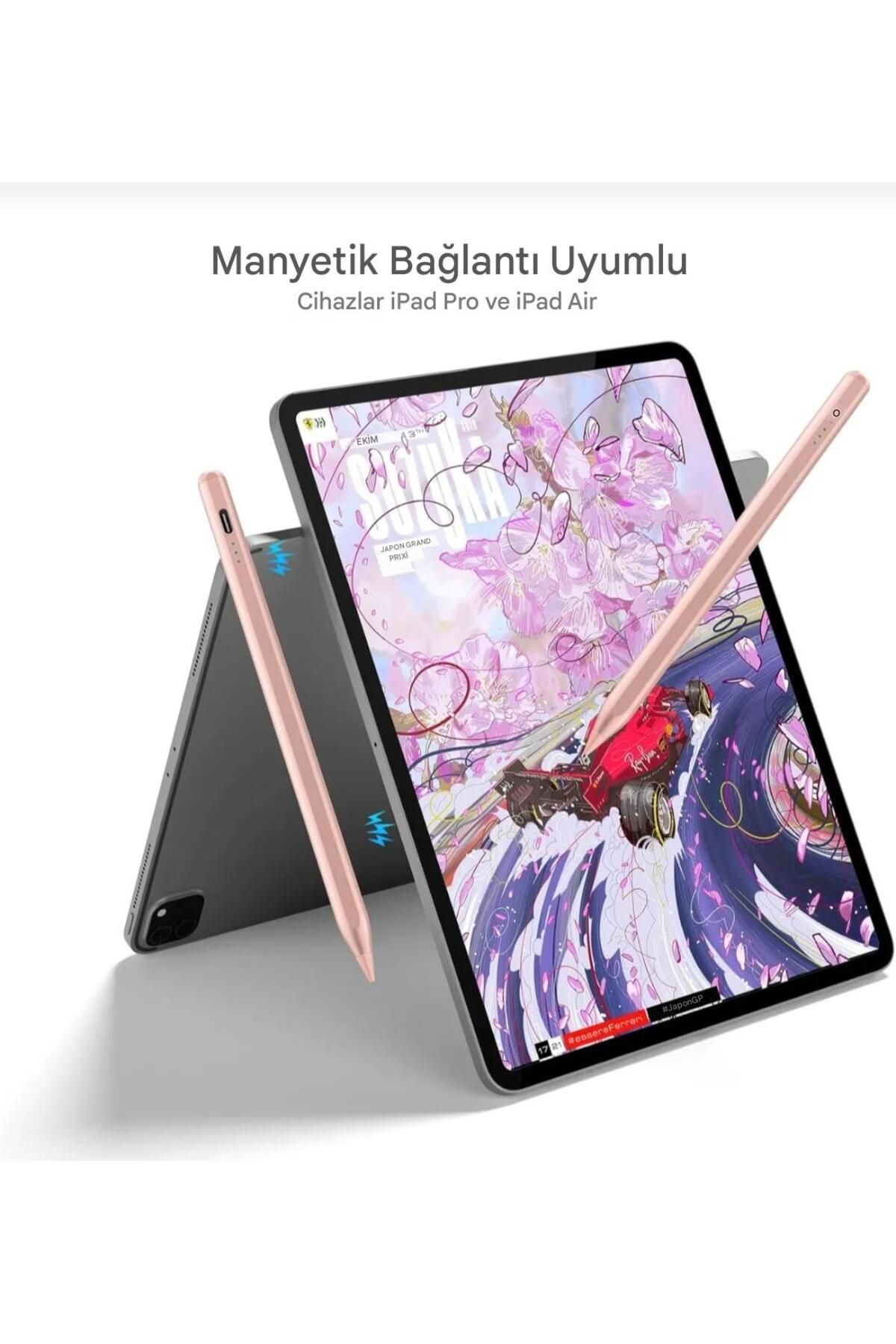 gökmer-2025 Bluetooth Stylus Tablet Pen Palm Rejection Compatible with iPad Pro 11″ (7Th Generation) M4 Processor Yes 5