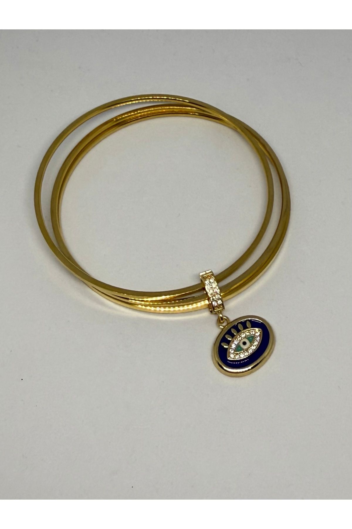 Gulsah's Store Çelik 3 'lü charmlı ajda bilezik