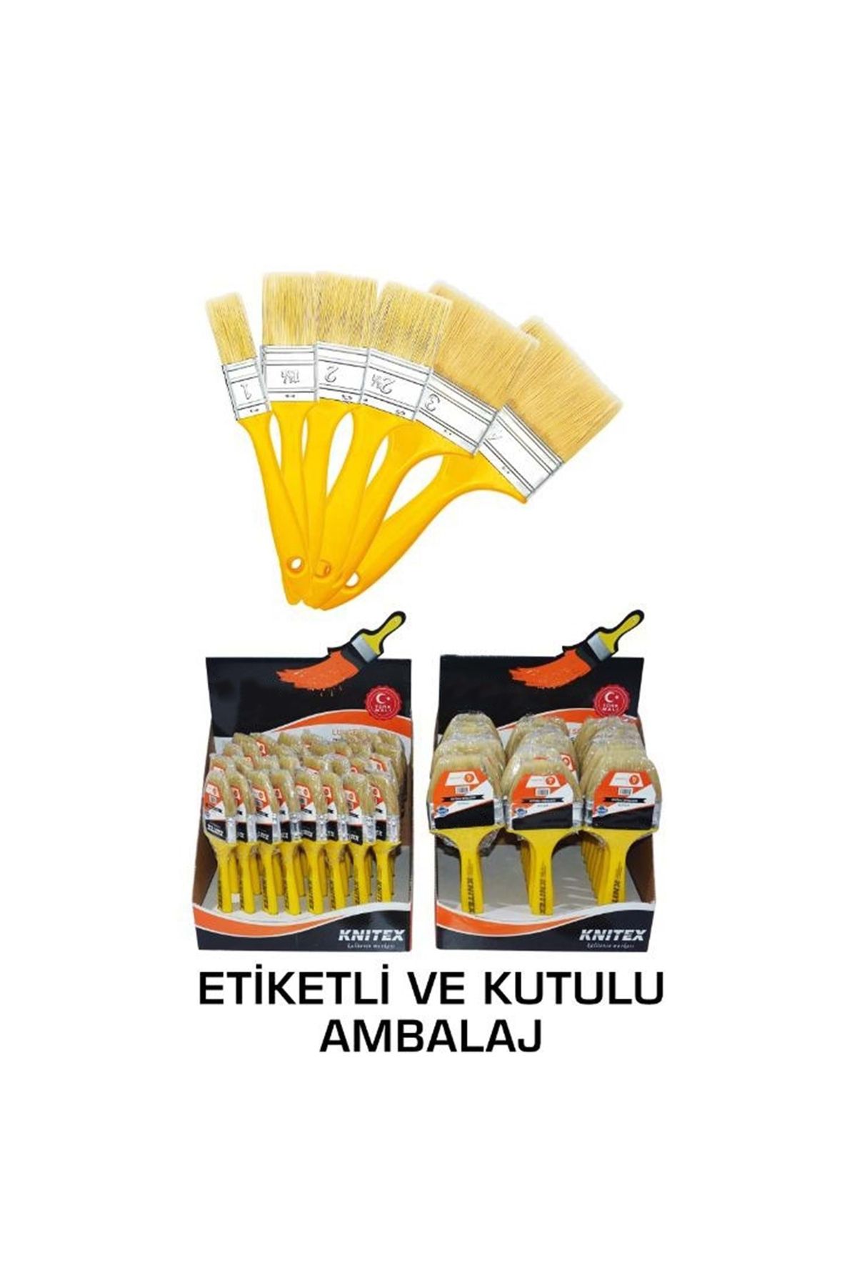 KANDİLLER KESTİRME FIRÇASI 4 NO BOYA FIRÇASI YERLİ ÜRETİM