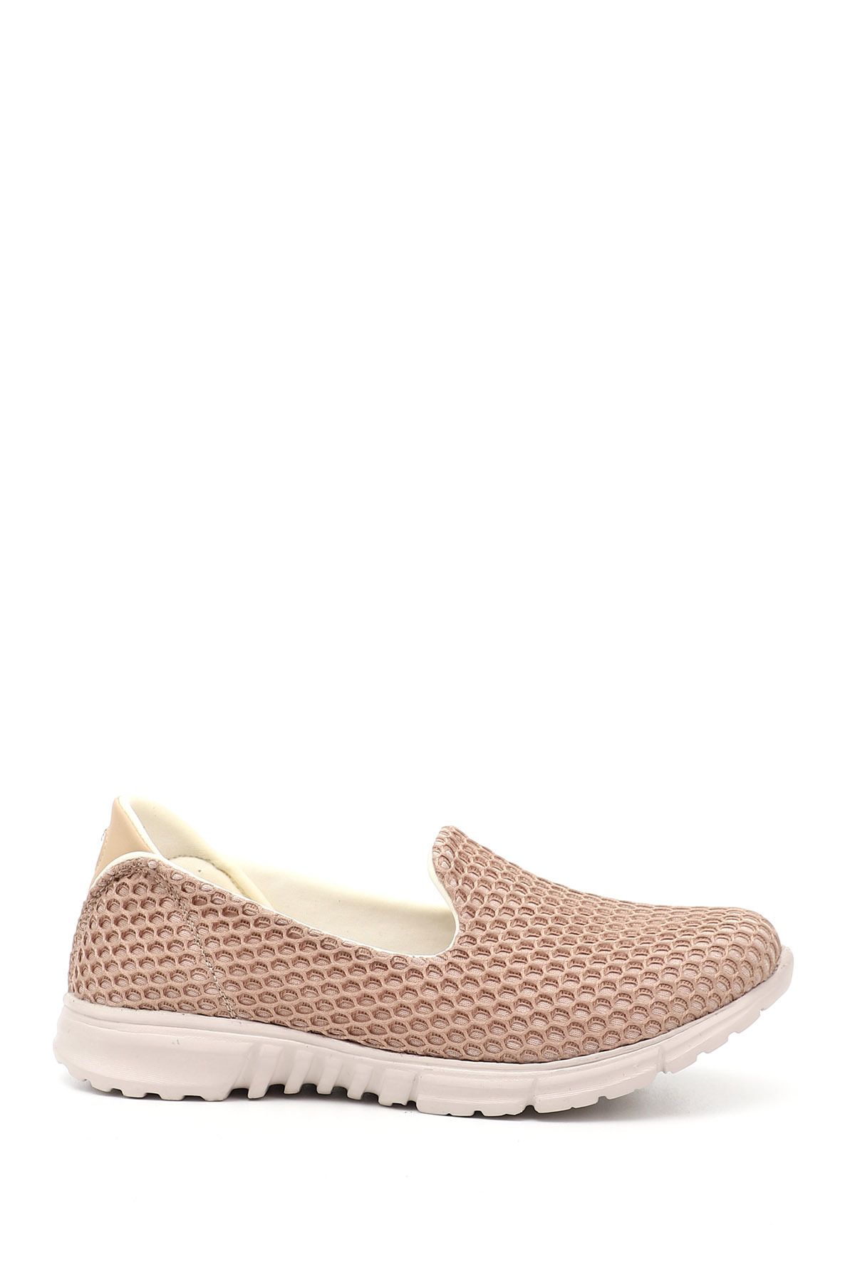 GÖNDERİ(R) Kadın / Kız Vizon Triko Memory Foam Tabanlıklı Comfort Sneaker