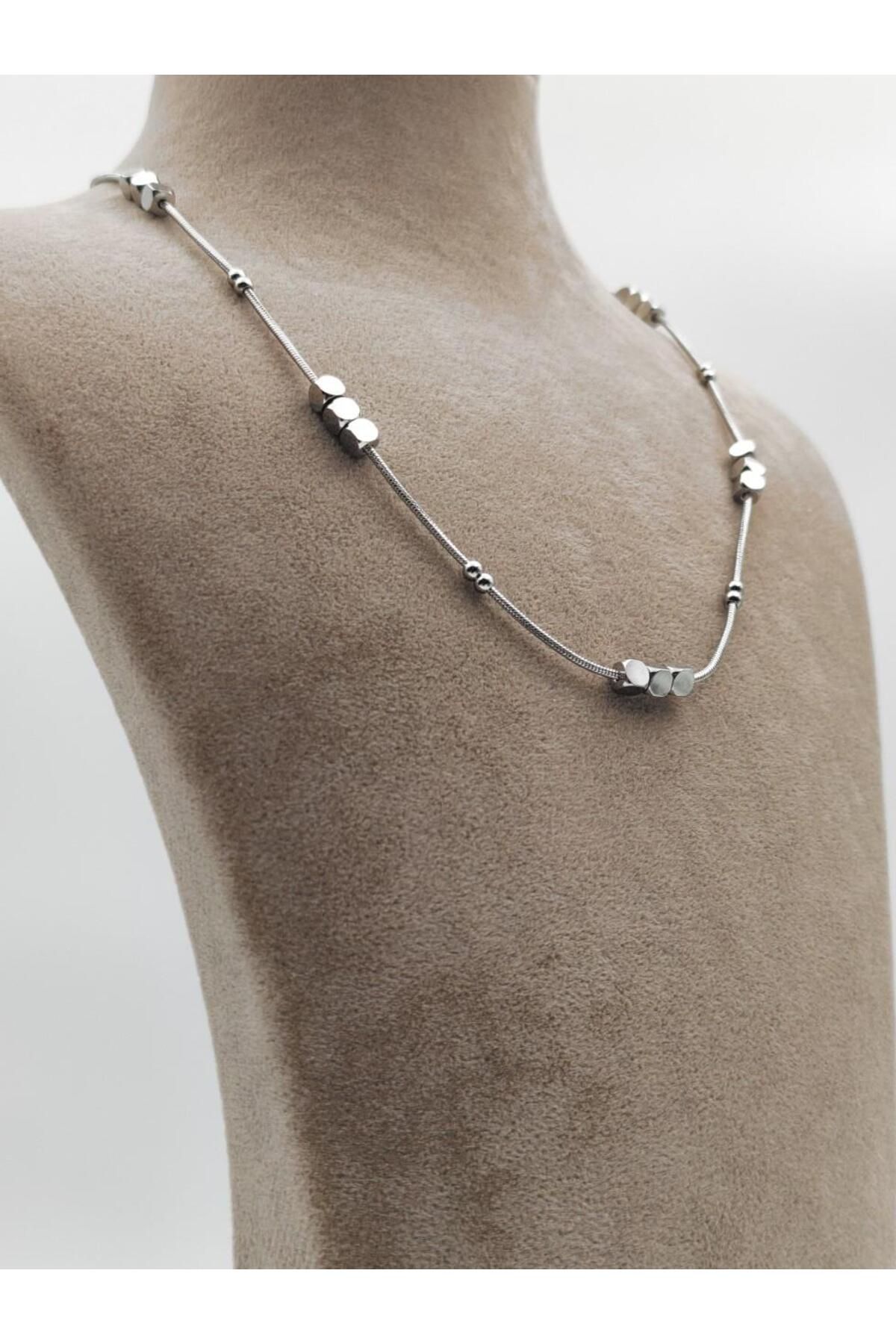 Nsl Jewels MİNİ KÜP KOLYE