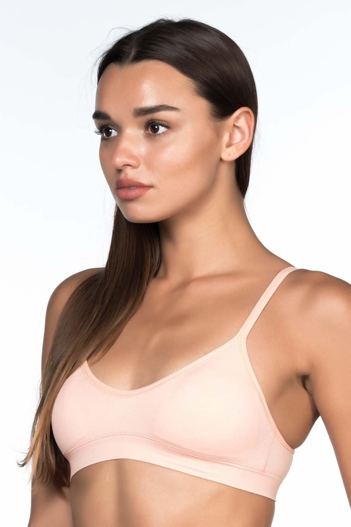 bazaar-turkey all you need PUDRA MI Emay 4020 Pedli İnce Askılı Büstiyer